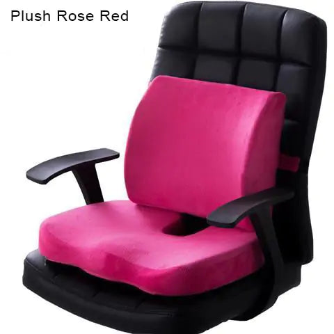 Orthopedic Hemorrhoid Seat Cushion - Memory Foam for Car, Office Chair, and Pain Relief