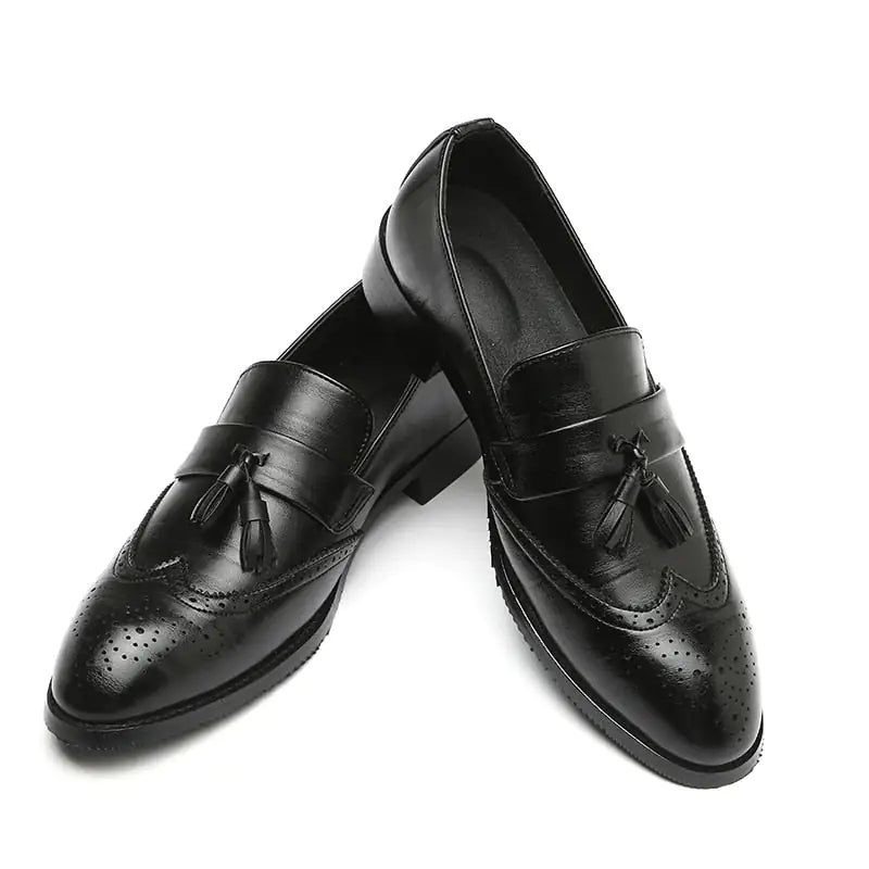 Timeless Style, Modern Ethos: Premium Vegan Leather Tassel Loafers