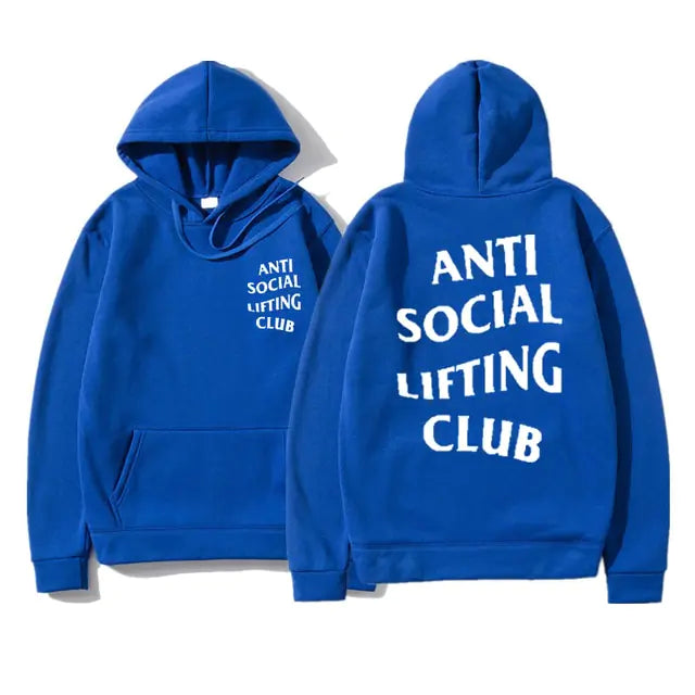 Anti Social Lifting Club Hoodies - Stylish Comfort for Autumn and Winter