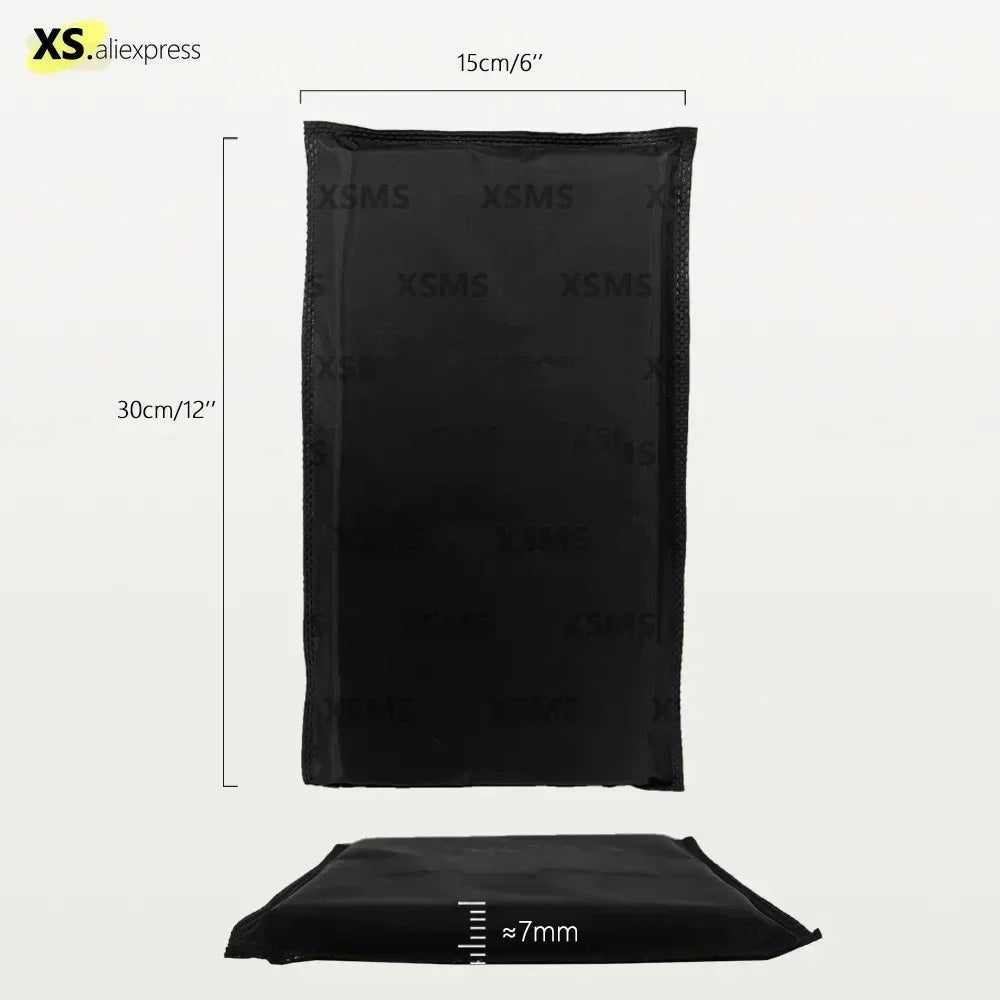 Soft Bulletproof Plate Ballistic Vest Bulletproof Board Side Waist Armor Panel 1/2PCS 6X8 150*200 NIJ IIIA 3A