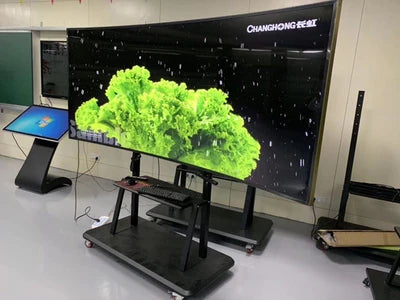 100/105/110 Inch Curved 4K Smart TV - WiFi Enabled, Android OS, LED Television with KTV Capabilities