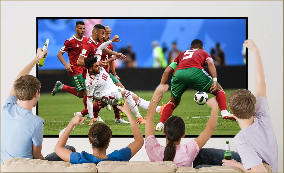 100-Inch 4K Ultra HD TV - High Resolution 3840*2160p Giant Screen Television for Home Cinema