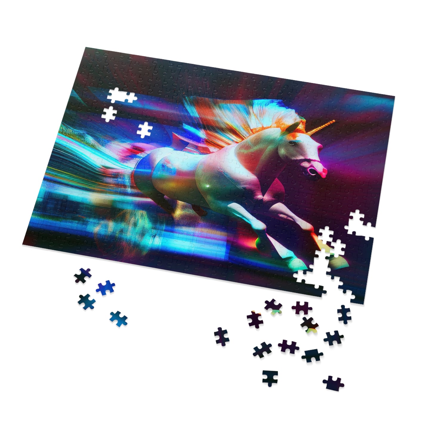 Embrace the Magic: "The Magic Pony" Unicorn Jigsaw Puzzle (500,1000-Piece) Right