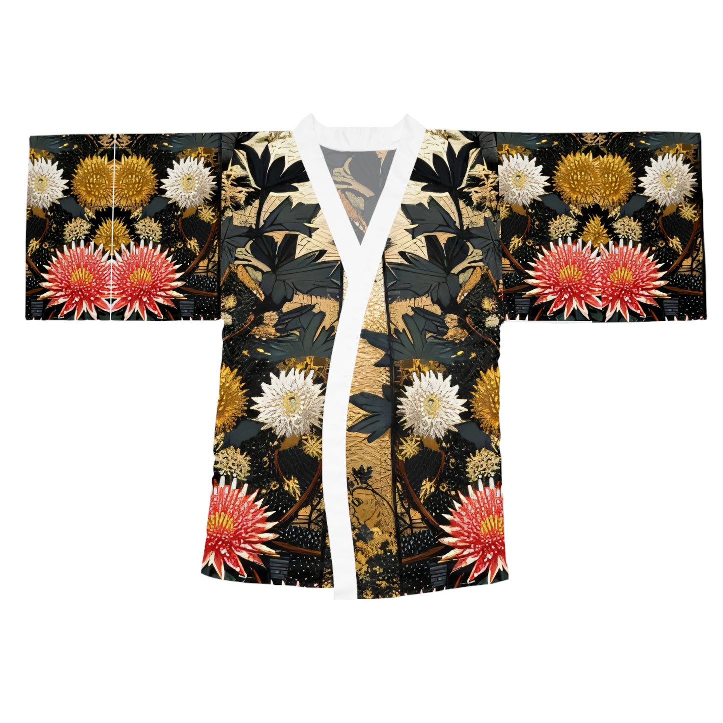 Sophisticated Cosmopolitan Series (V) Long Sleeve Kimono Robe 🌸