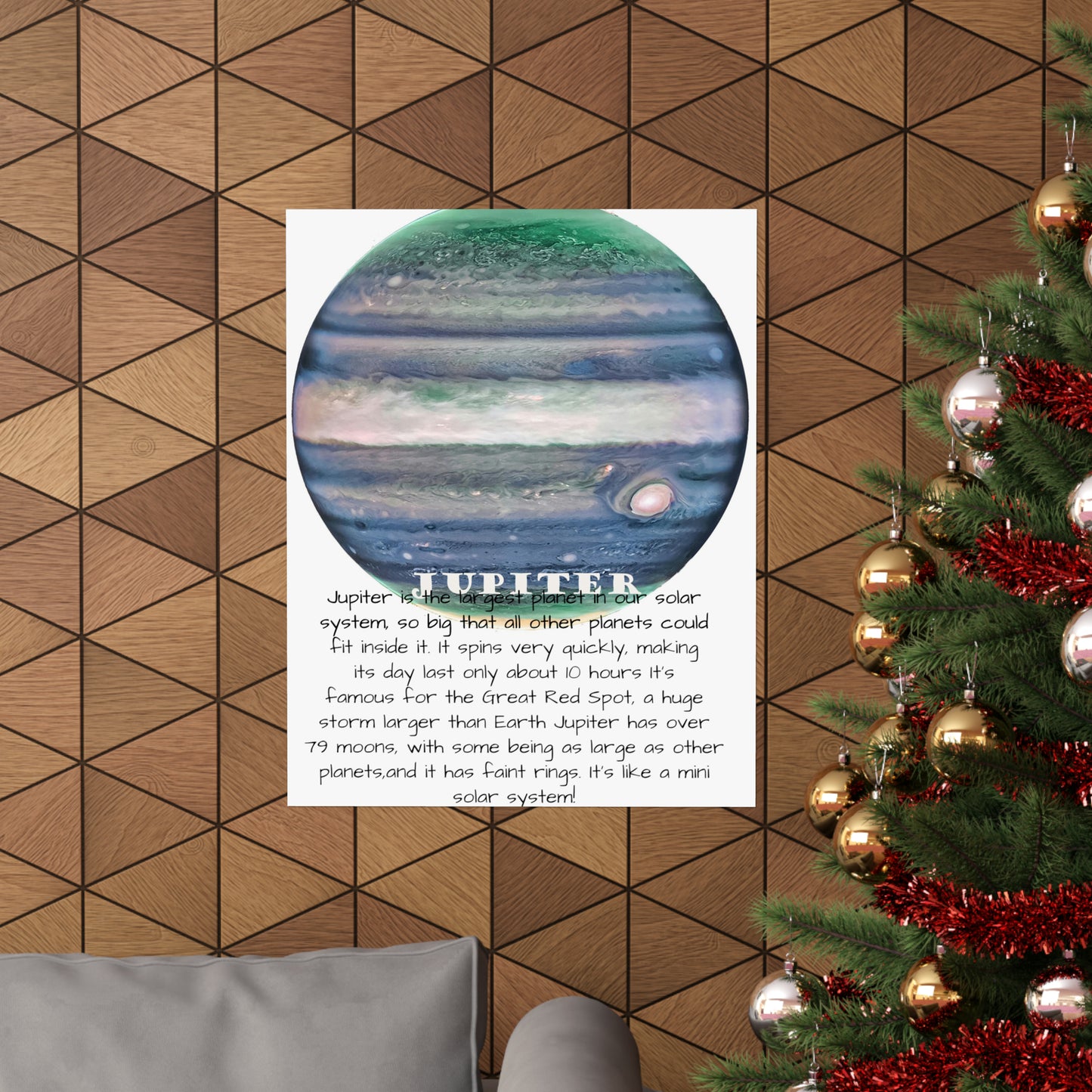 Jupiter's Majesty: Premium Cosmos Series Poster