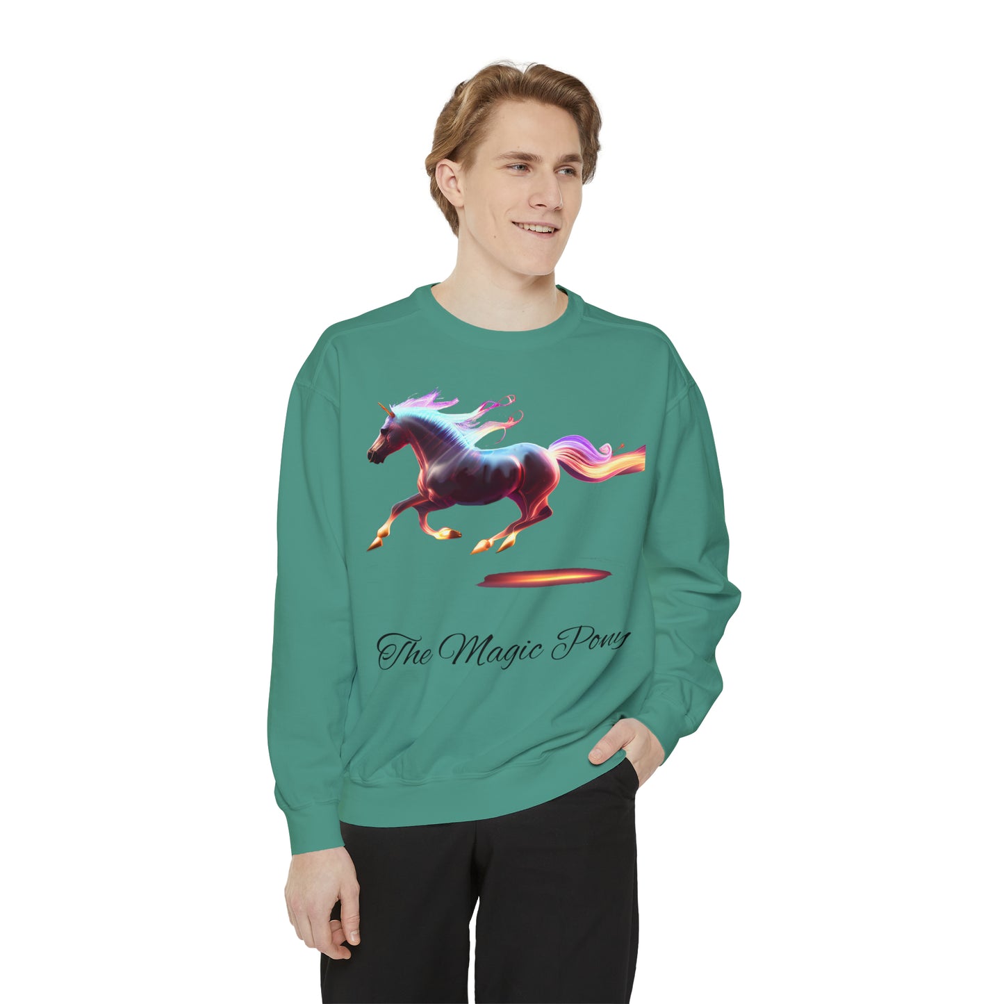 Embrace the Magic: The Magic Pony Garment-Dyed Sweatshirt