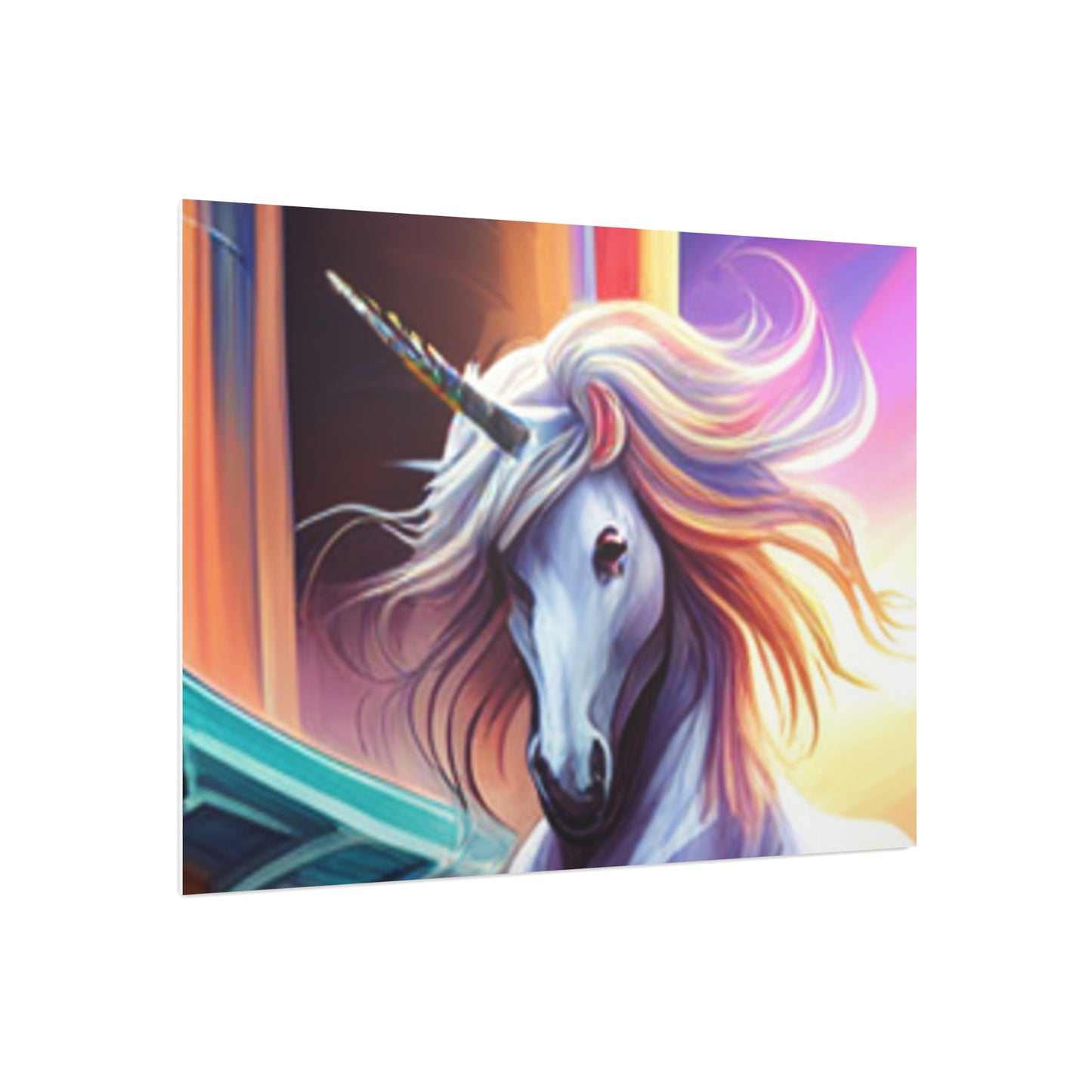 Enchanting Unicorn Art: Customizable Foam Board Prints