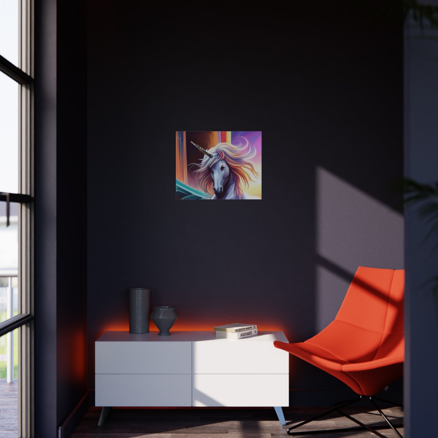 Enchanting Unicorn Art: Customizable Foam Board Prints