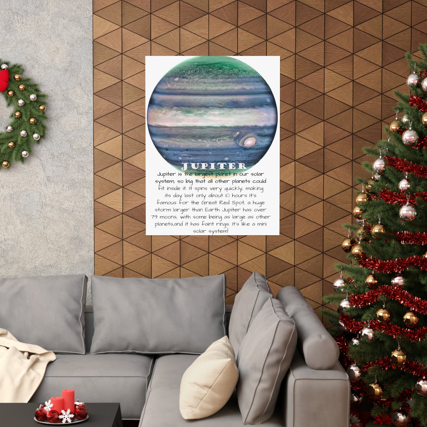 Jupiter's Majesty: Premium Cosmos Series Poster