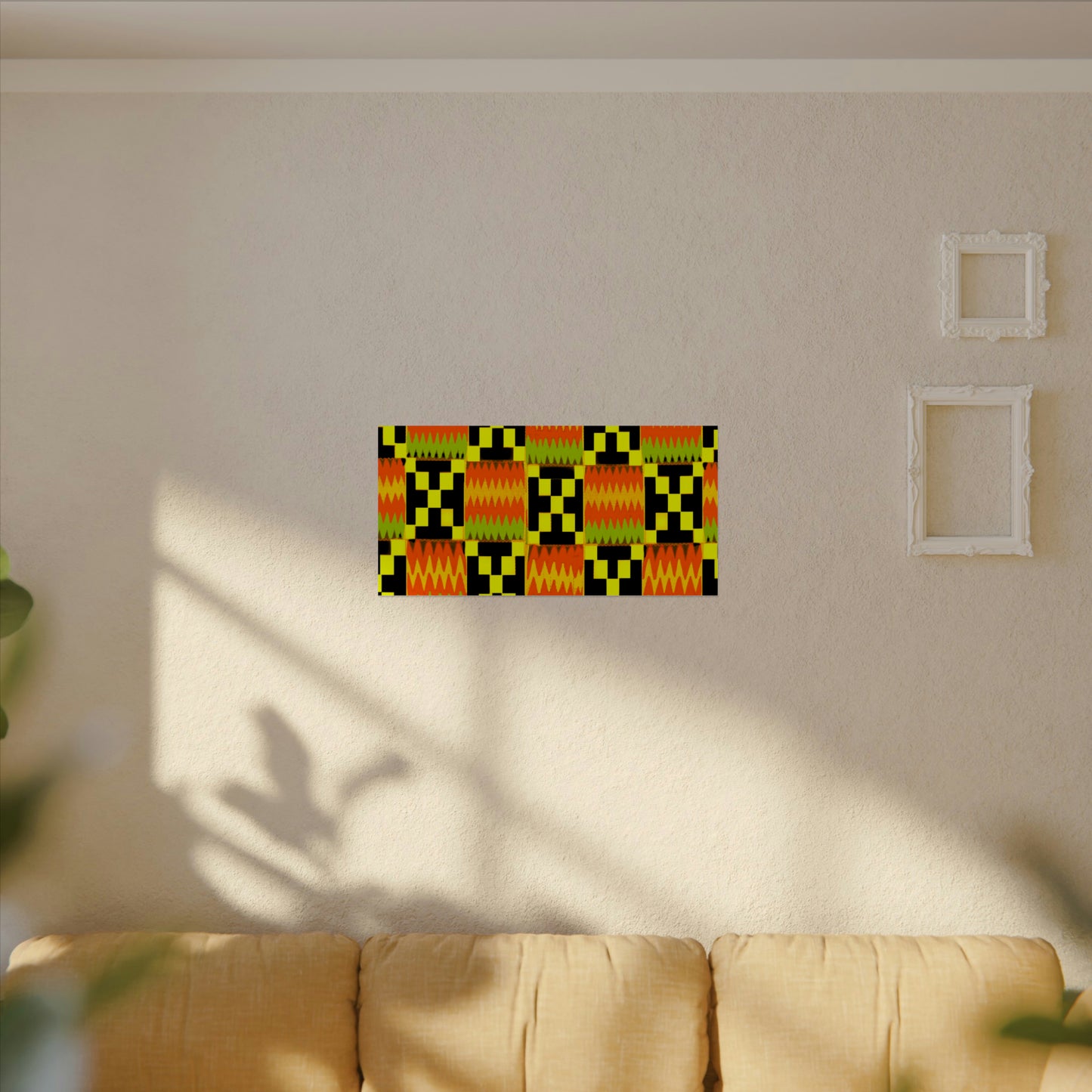 Bring African Flair to Your Walls: Kente Design Watercolor Posters