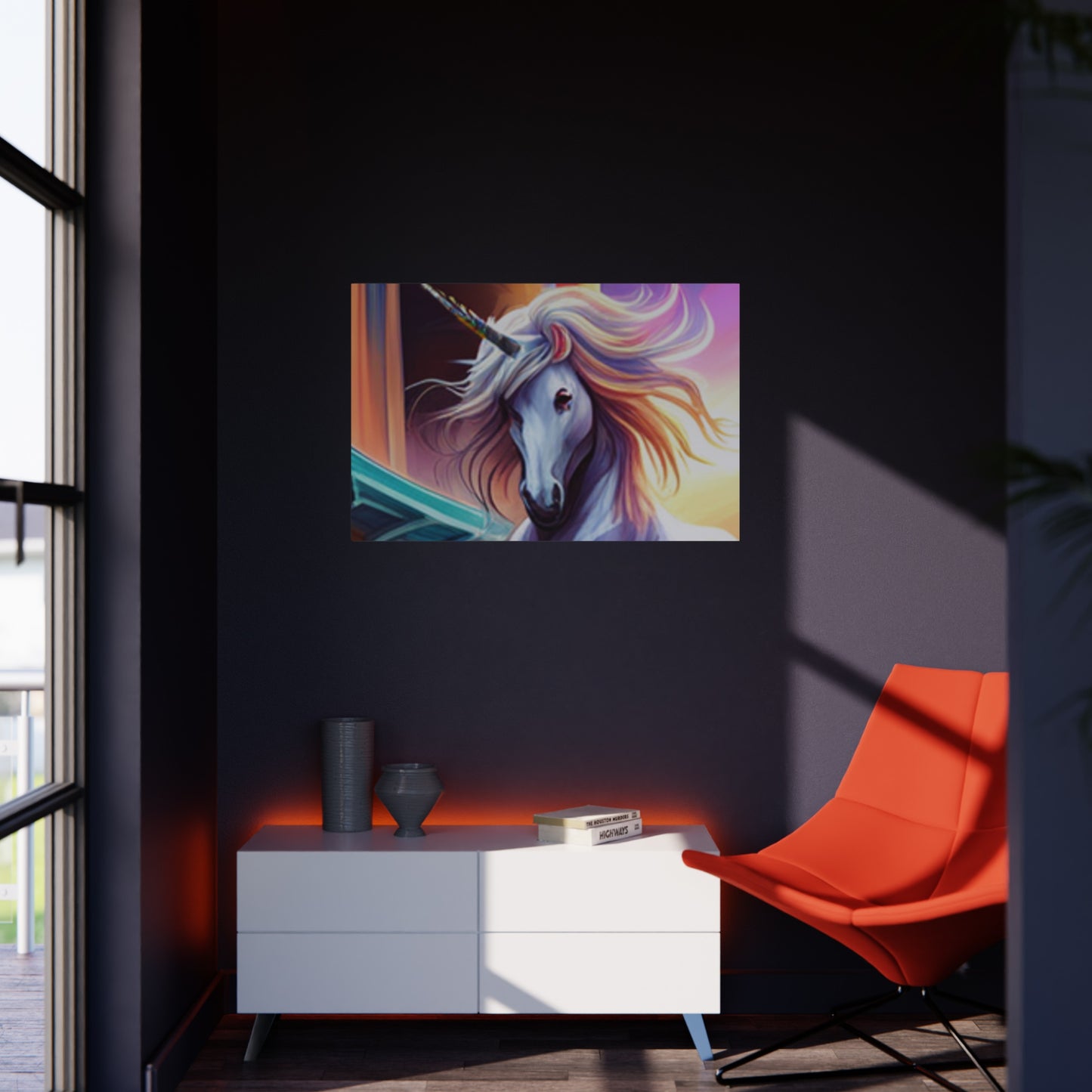 Enchanting Unicorn Art: Customizable Foam Board Prints