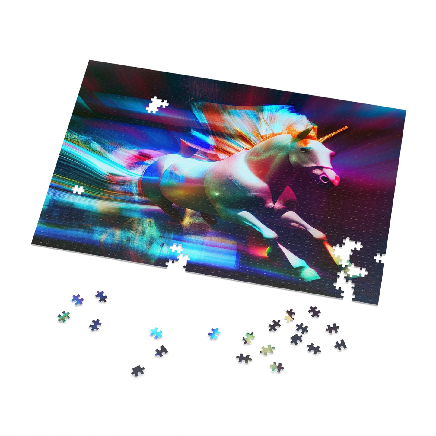 Embrace the Magic: "The Magic Pony" Unicorn Jigsaw Puzzle (500,1000-Piece) Right