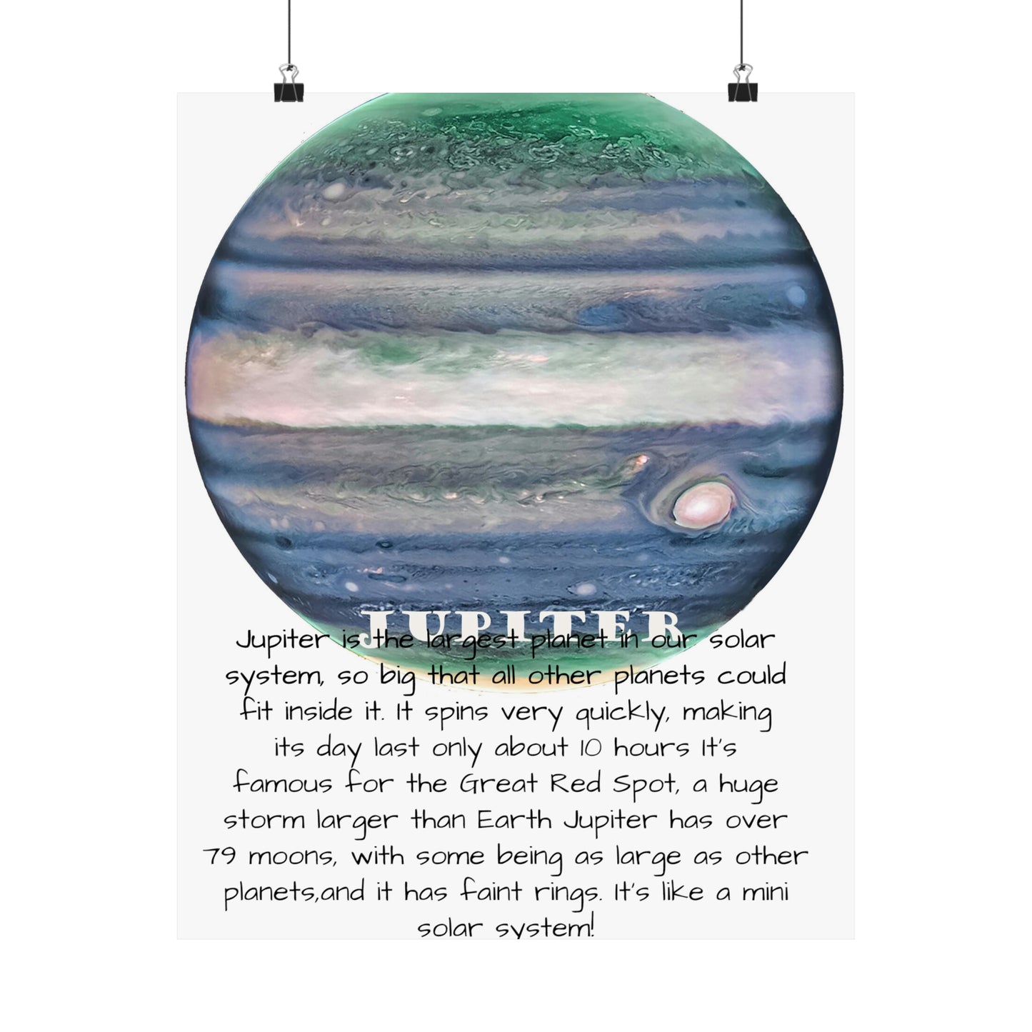 Jupiter's Majesty: Premium Cosmos Series Poster