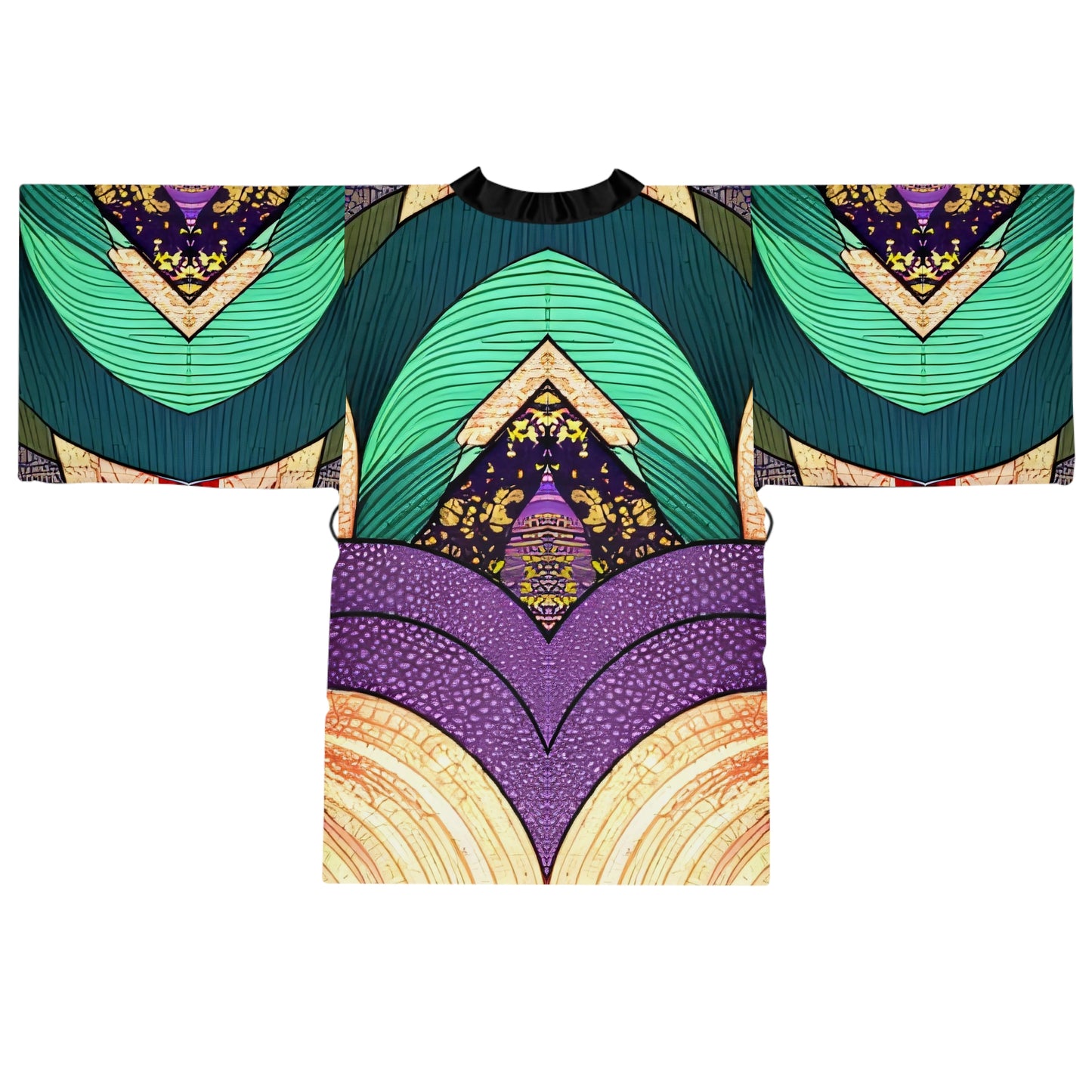 Sophisticated Cosmopolitan Series (Z) Long Sleeve Kimono Robe 🌸