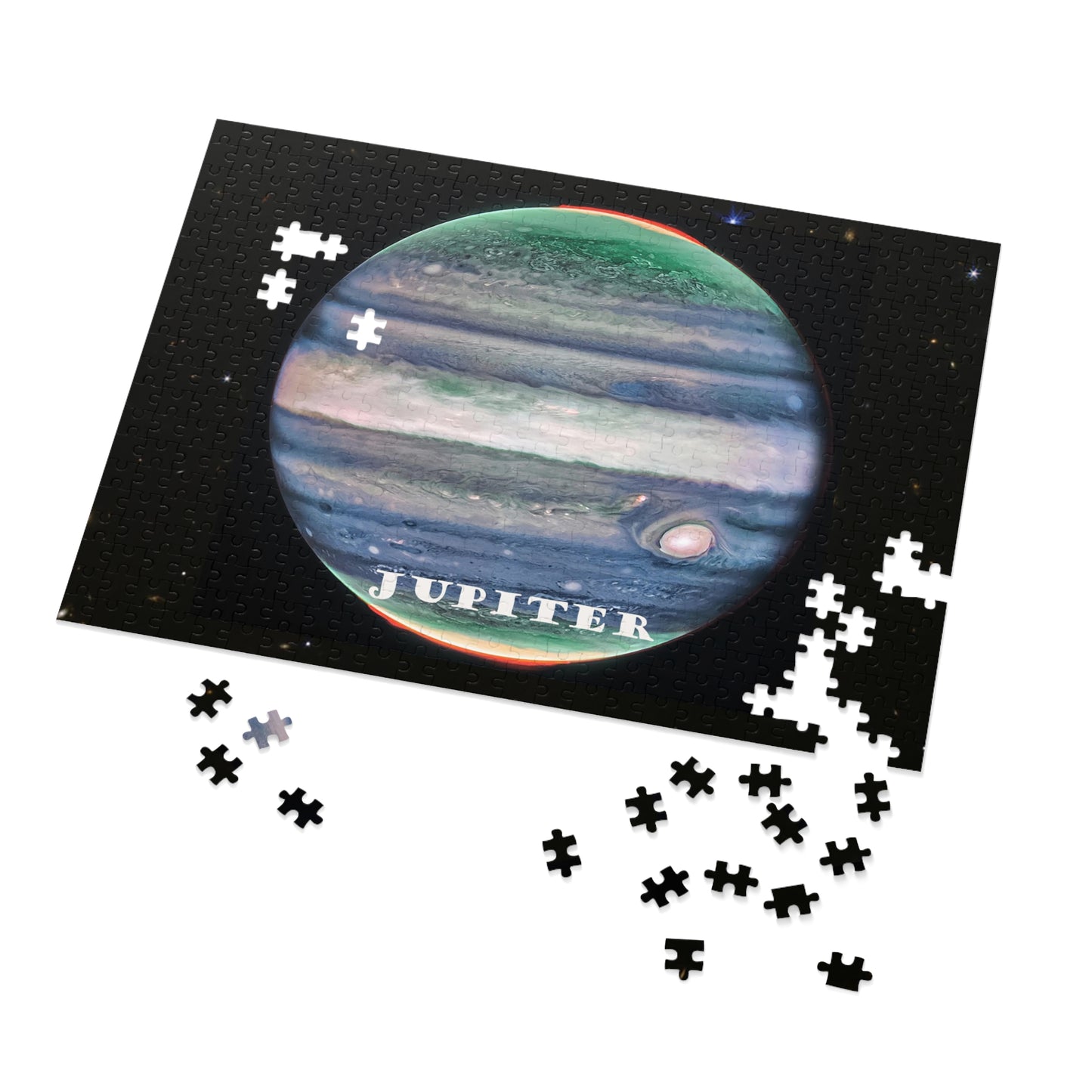Cosmos Series 25 Mid-Infrared View of Jupiter  Jigsaw Puzzle ( 500, 1000-Piece)