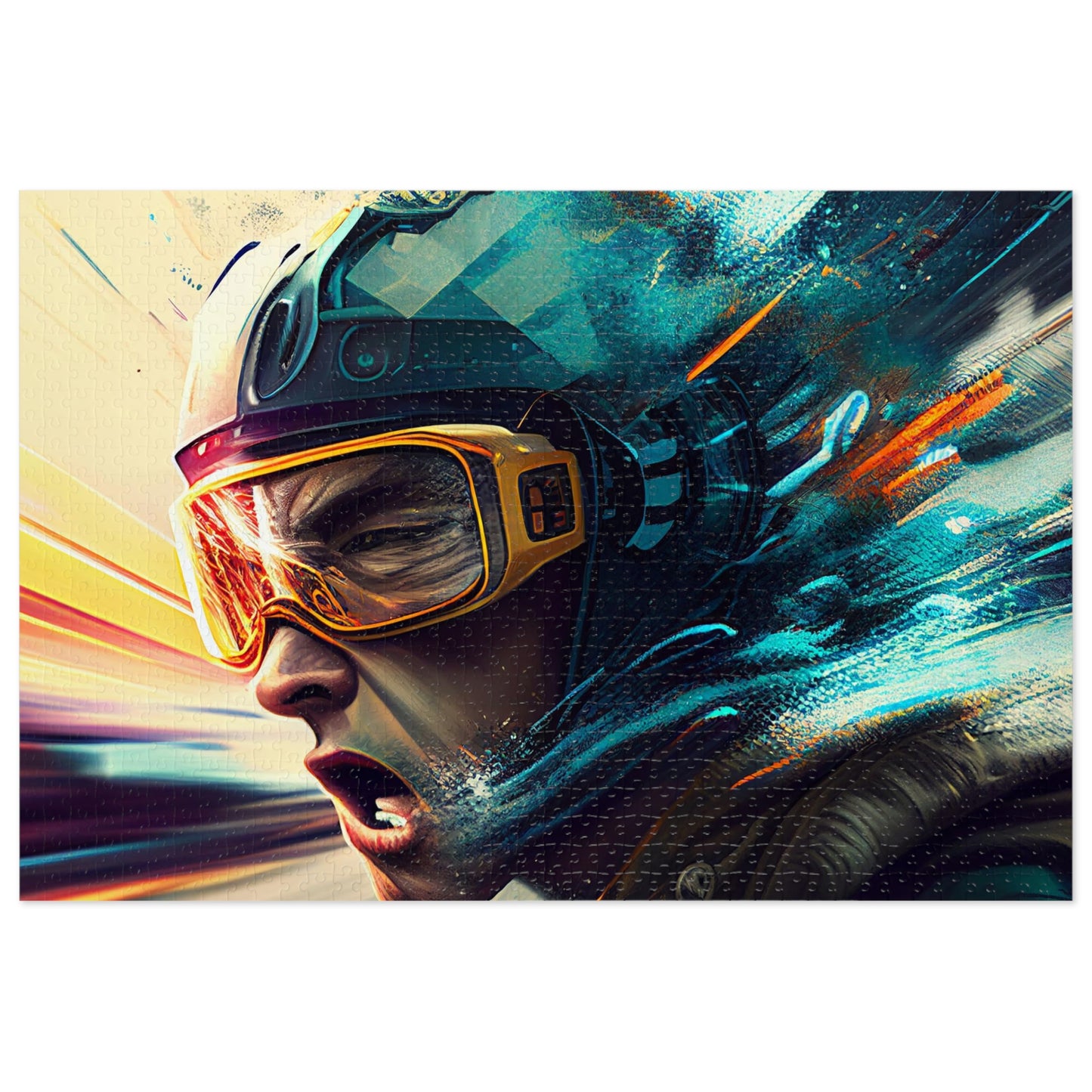 Speed of Light Jigsaw Puzzle: Build Your Own Masterpiece( 252, 500,1000-Piece) Left Looking