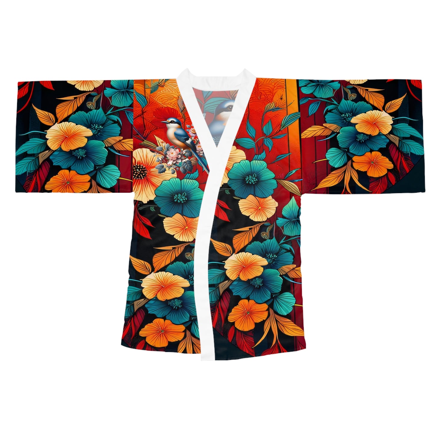 Sophisticated Cosmopolitan Series (J) Long Sleeve Kimono Robe 🌸