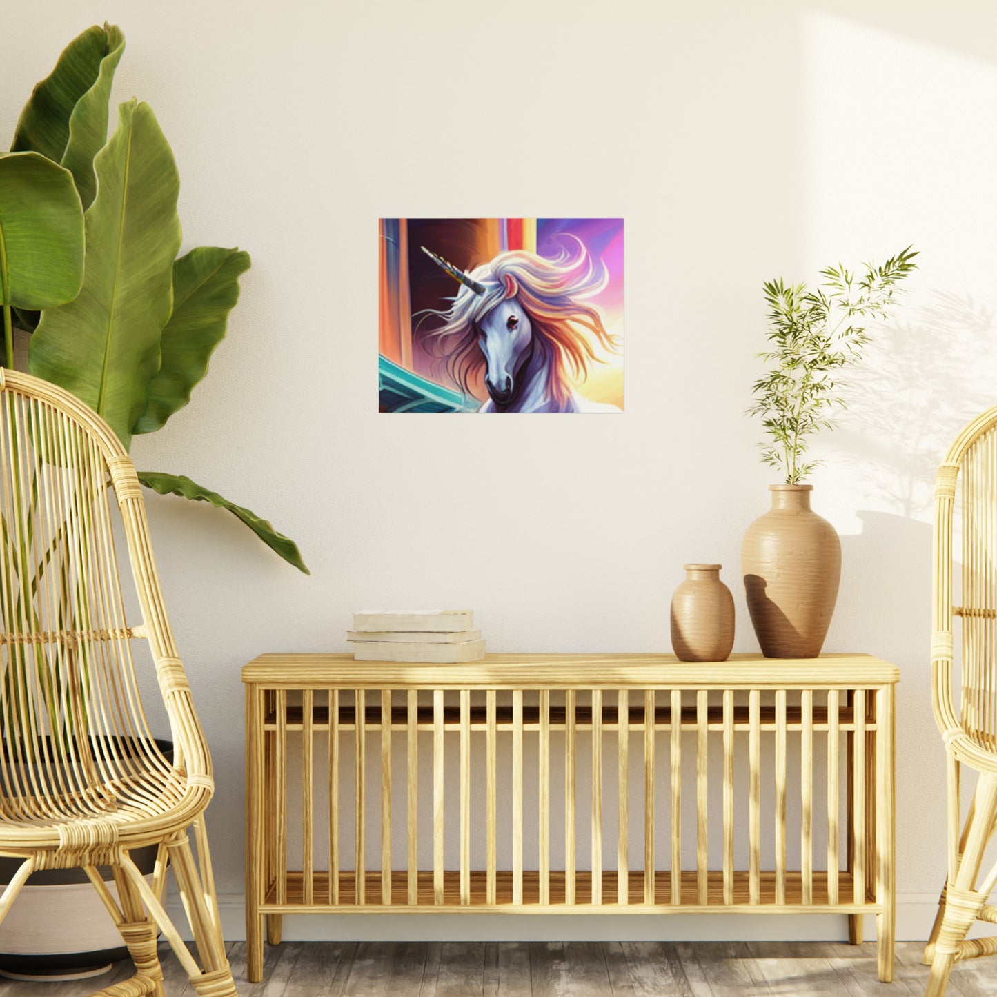 Enchanting Unicorn Art: Customizable Foam Board Prints