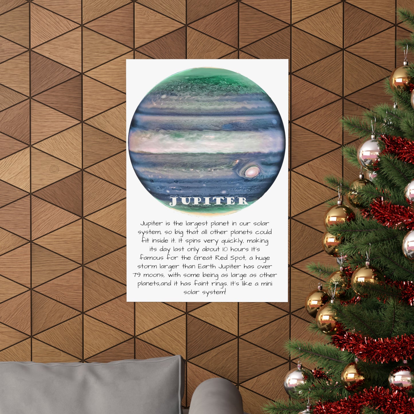 Jupiter's Majesty: Premium Cosmos Series Poster