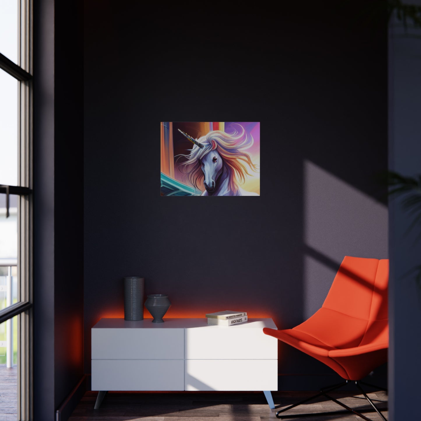 Enchanting Unicorn Art: Customizable Foam Board Prints