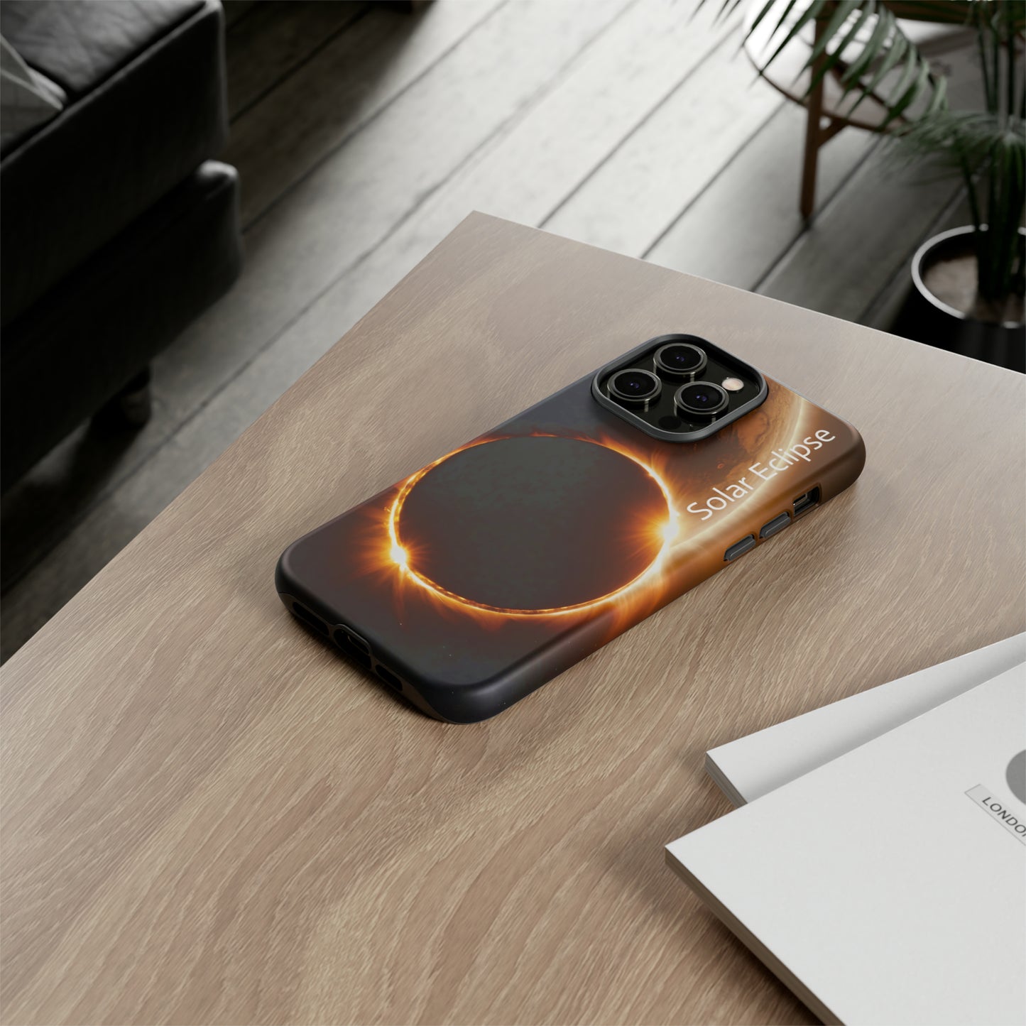 Solar Eclipse Phone Case: Protect Your Tech with Cosmic Style $39.99