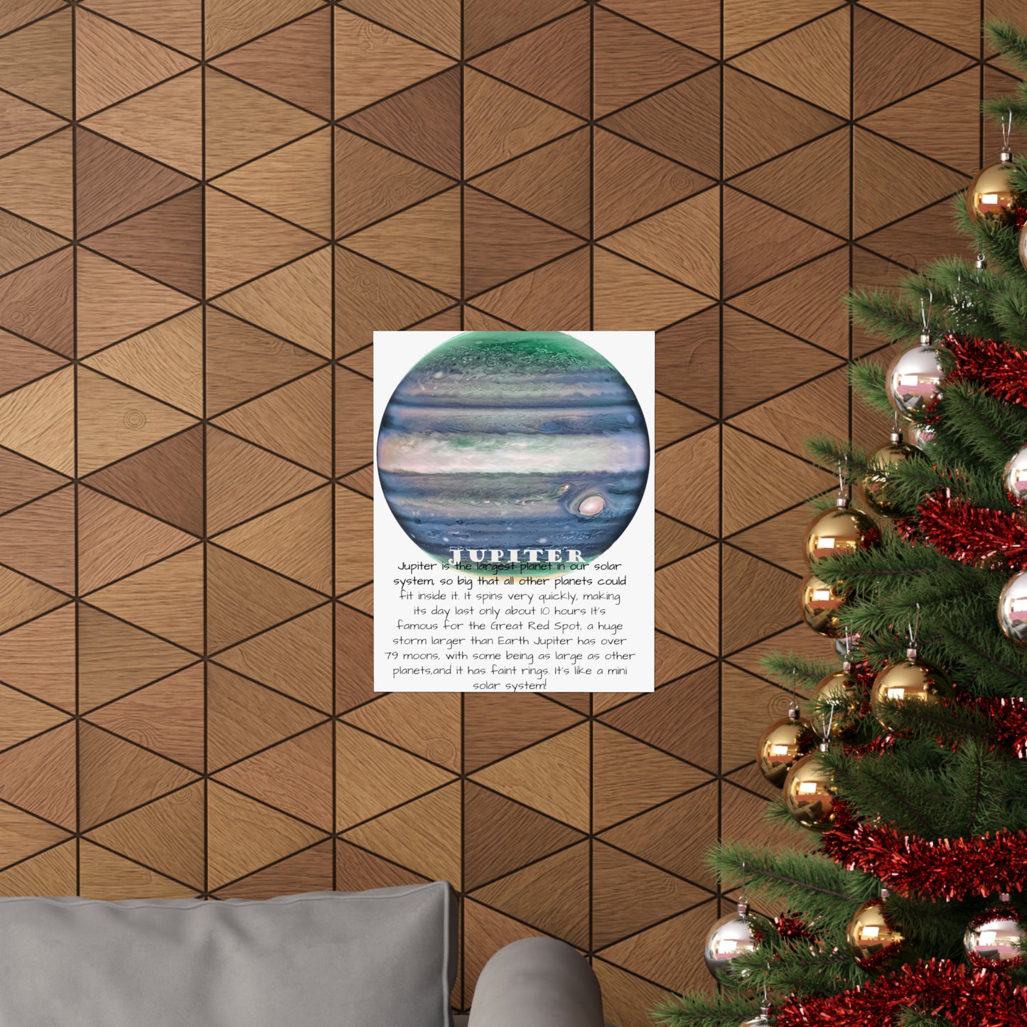 Jupiter's Majesty: Premium Cosmos Series Poster