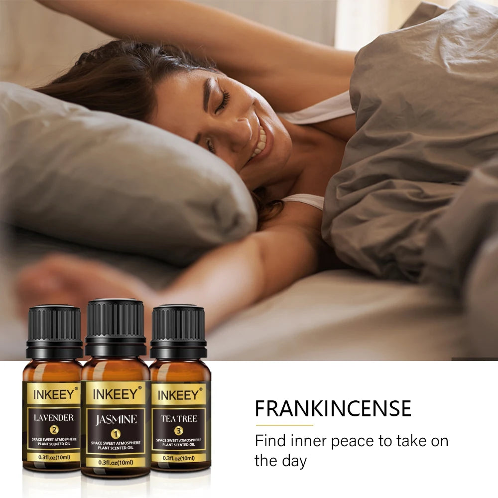 12 Kinds 100% Pure Essential Oils Set Diffuser Oils Lavender Tea Tree Lemon Rose Sweet Orange Chamomile Eucalyptus Peppermint