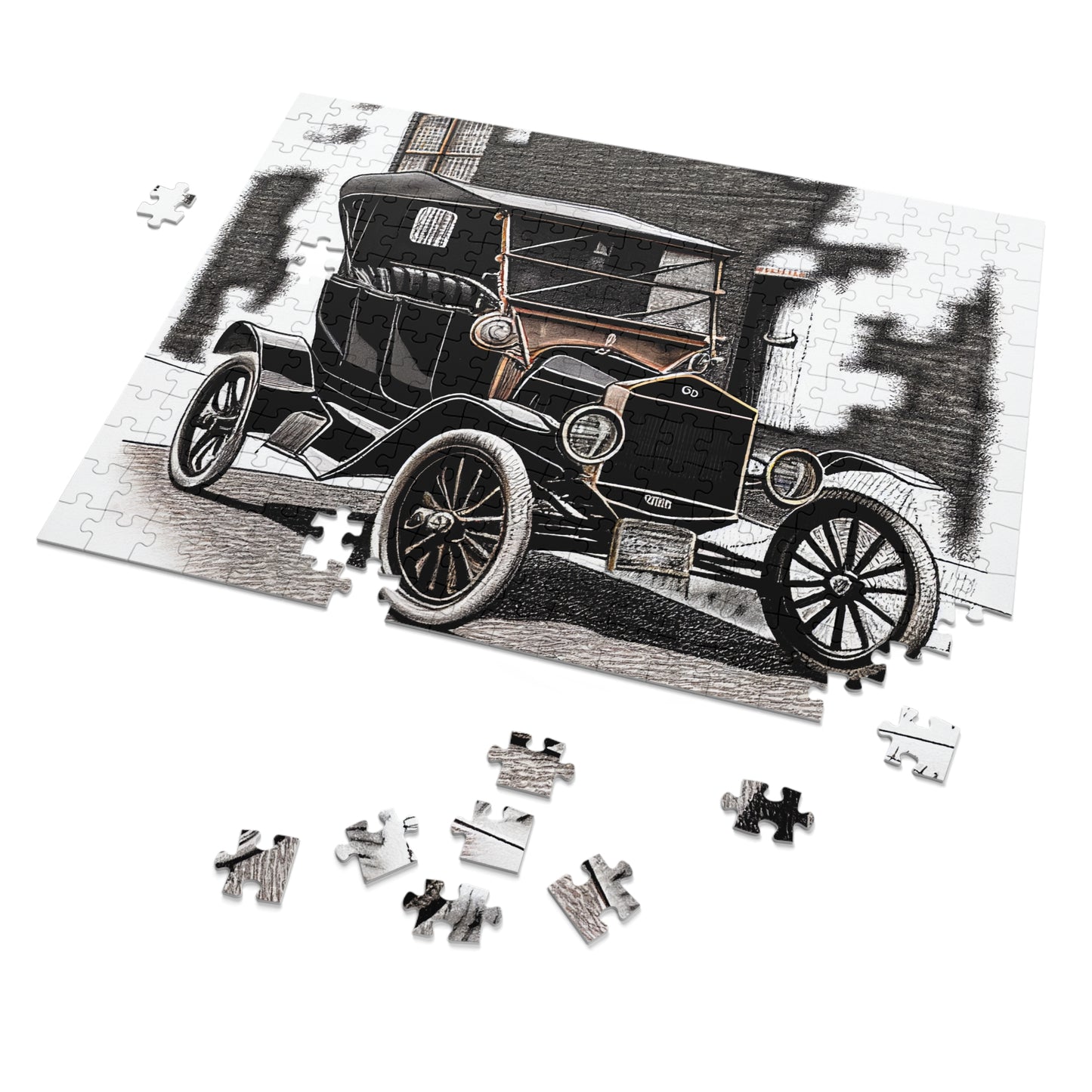 Vintage Ford Car Jigsaw Puzzle Collection (252, 500,1000-Piece)
