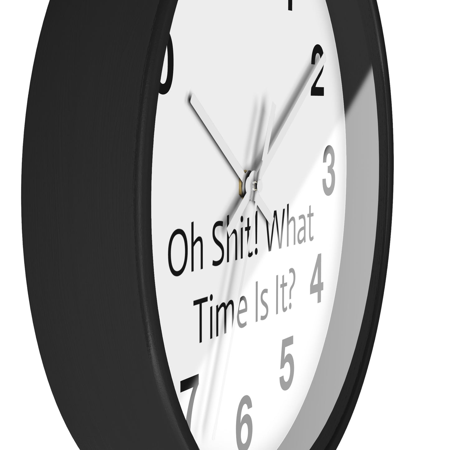 "Oh Shit! What Time Is It?" Wall Clock: Humor Meets Timekeeping