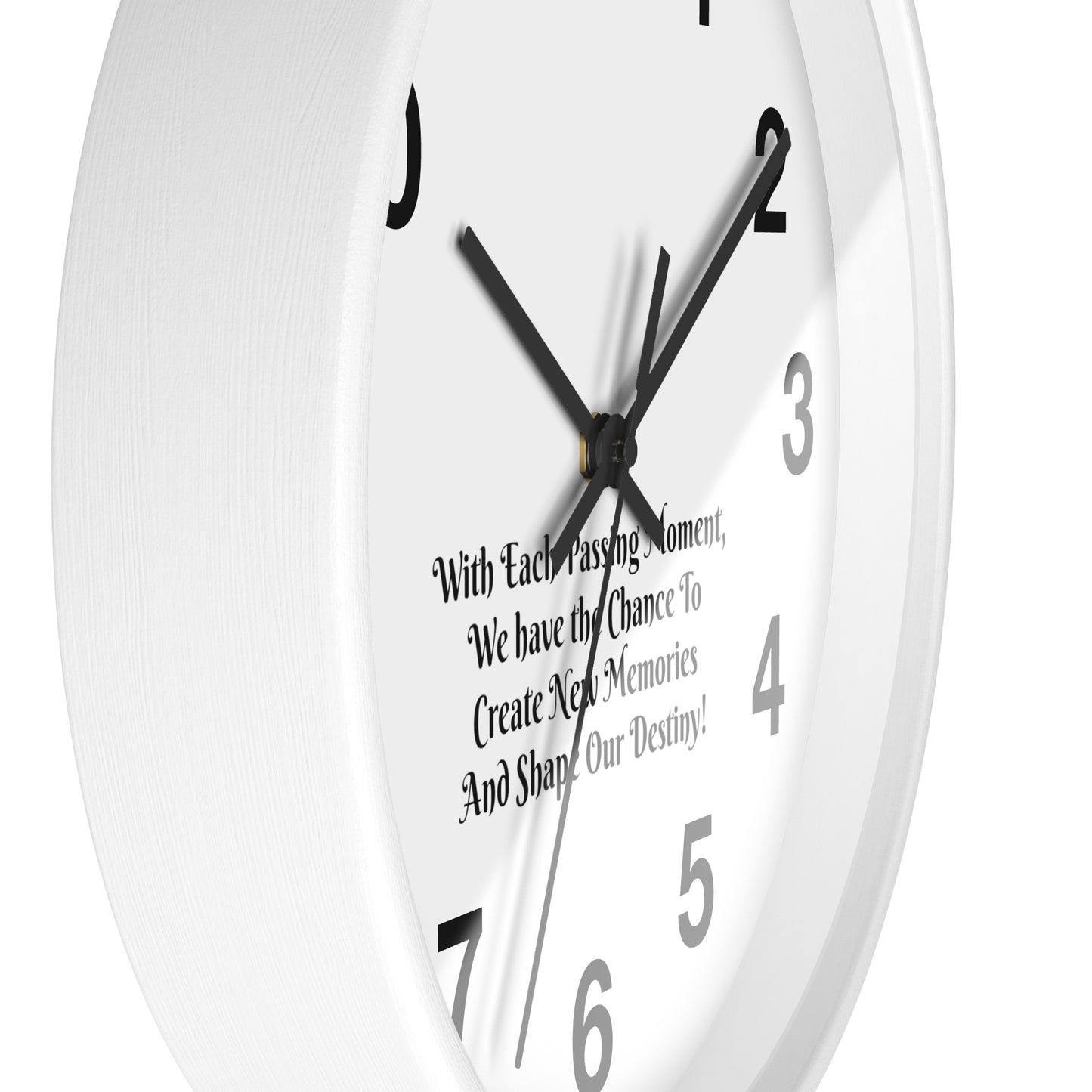 With each passing moment, we have the chance to create new memories and shape our destiny! Clock Wall Clock Home Use!!
