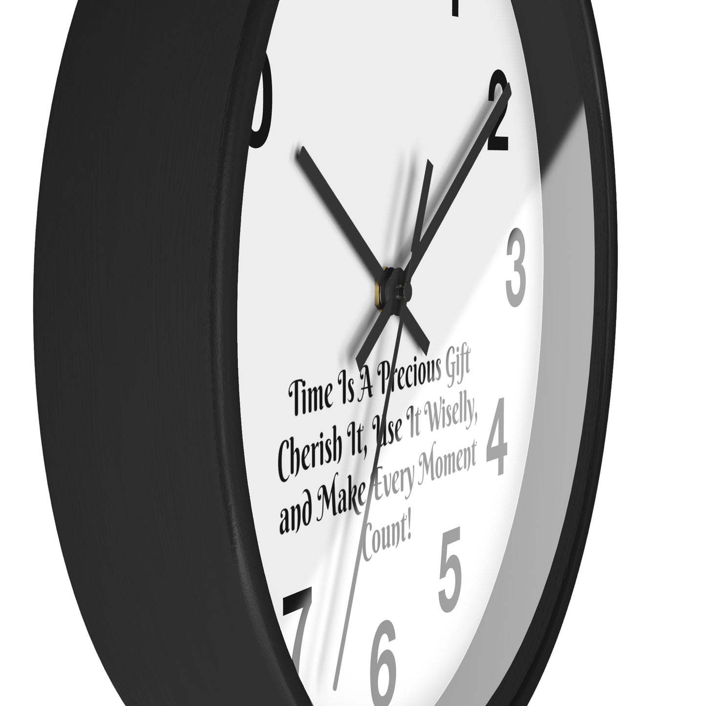 Time is a precious gift, cherish it, use it wisely, and make every moment count! Clock Wall Clock Home Use!