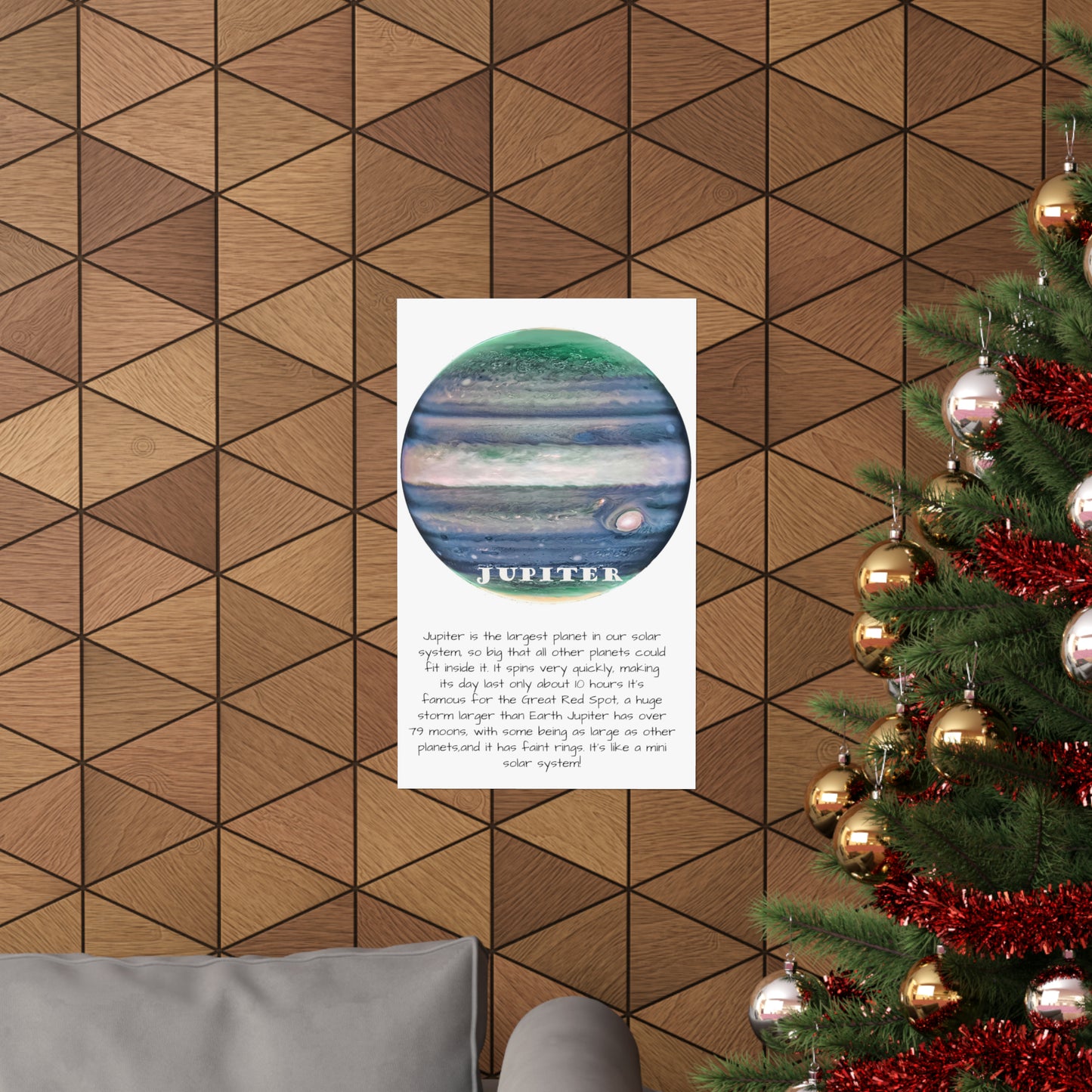 Jupiter's Majesty: Premium Cosmos Series Poster