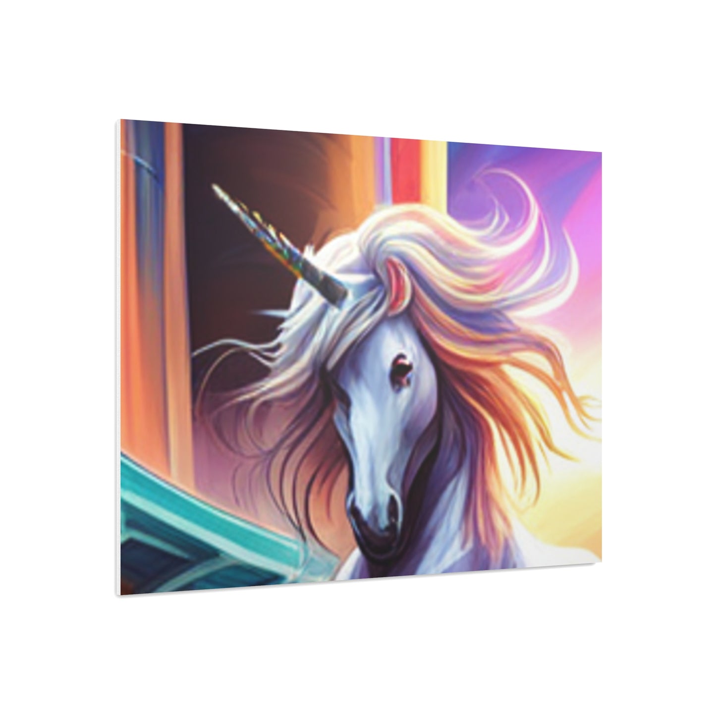 Enchanting Unicorn Art: Customizable Foam Board Prints