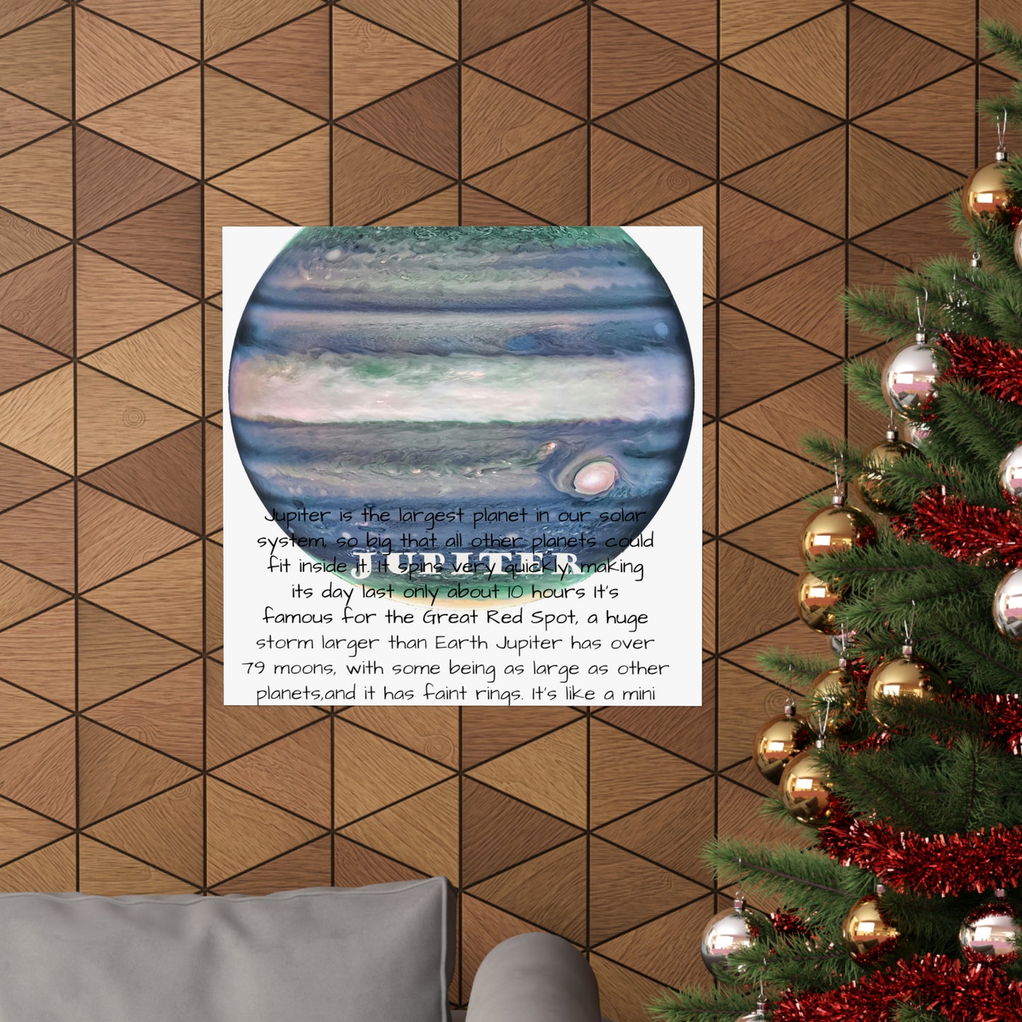 Jupiter's Majesty: Premium Cosmos Series Poster