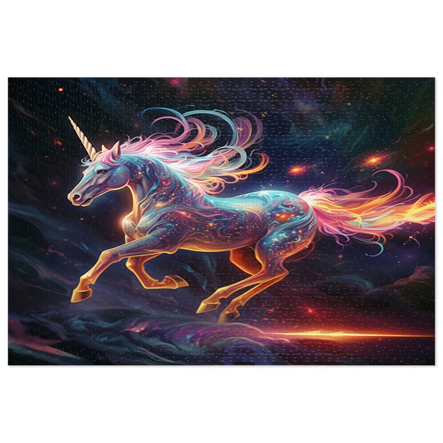 "The Magic Pony" Jigsaw Puzzle: Build a World of Fantasy (500,1000-Piece) Rainbow