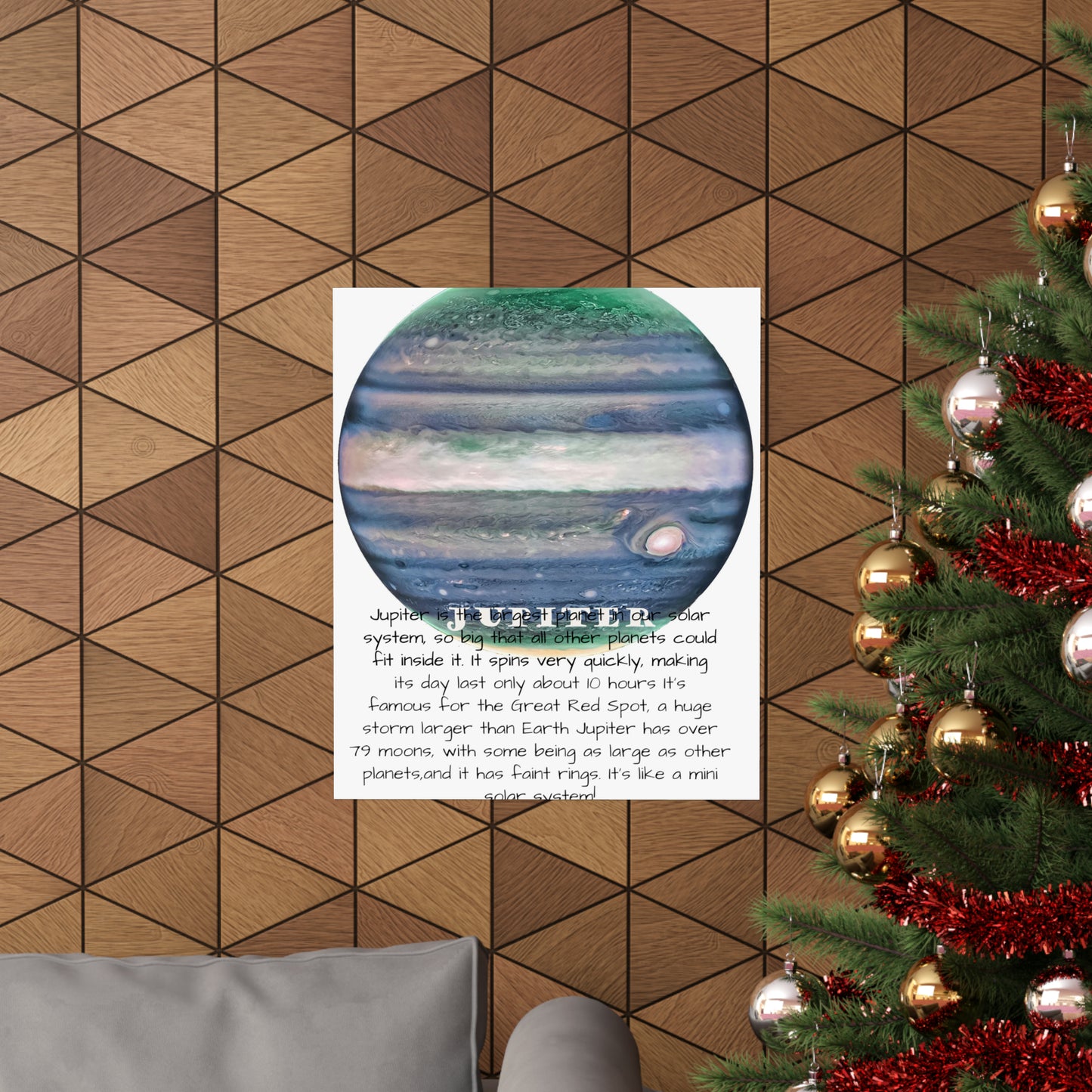 Jupiter's Majesty: Premium Cosmos Series Poster