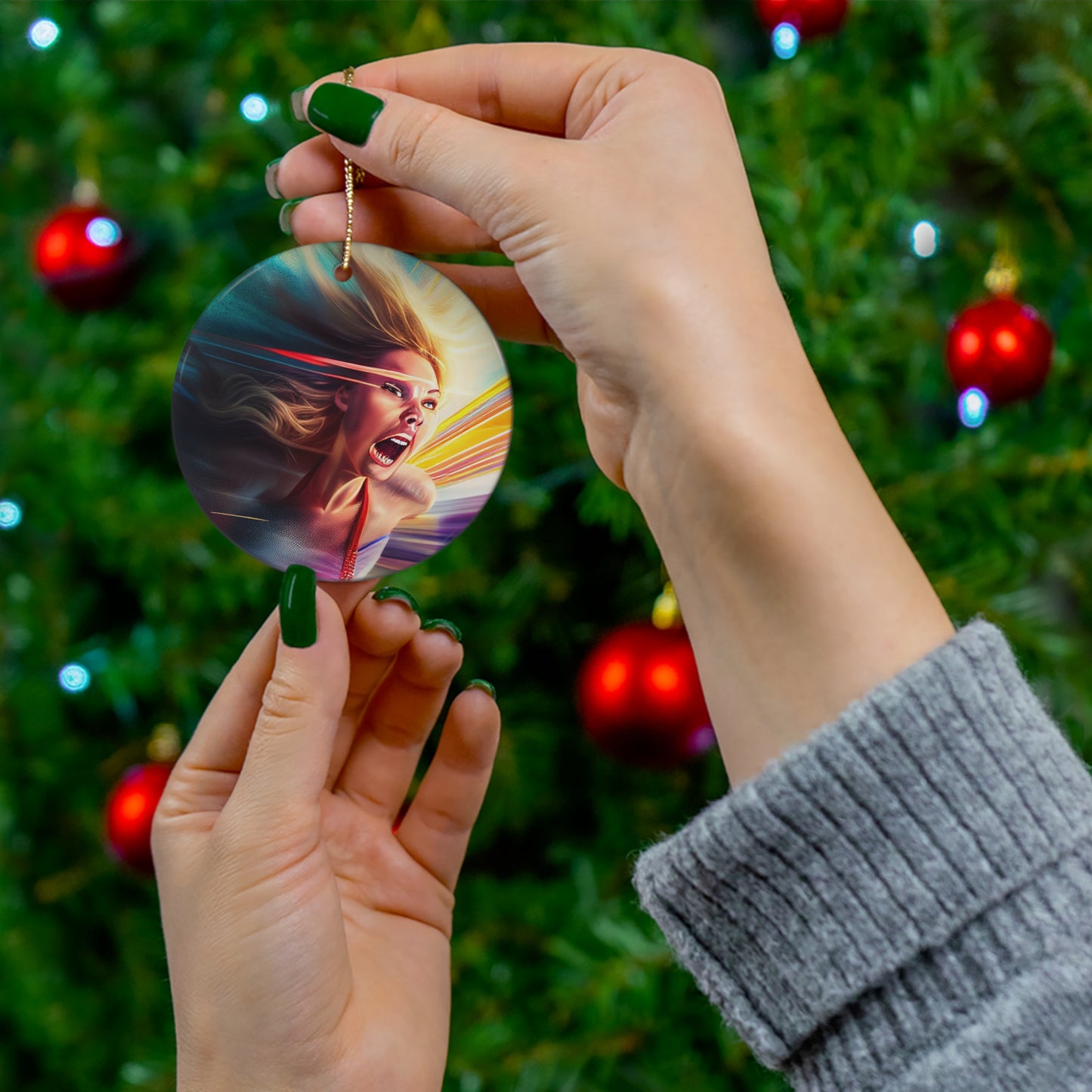 Diverse Digital Art Ceramic Ornaments – A Spectrum of Artistic Expressions