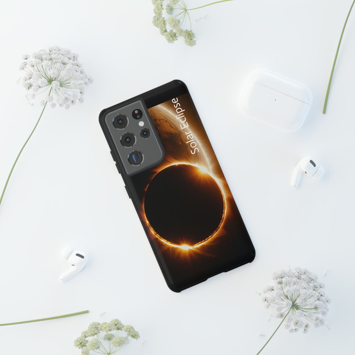 Solar Eclipse Phone Case: Protect Your Tech with Cosmic Style $39.99