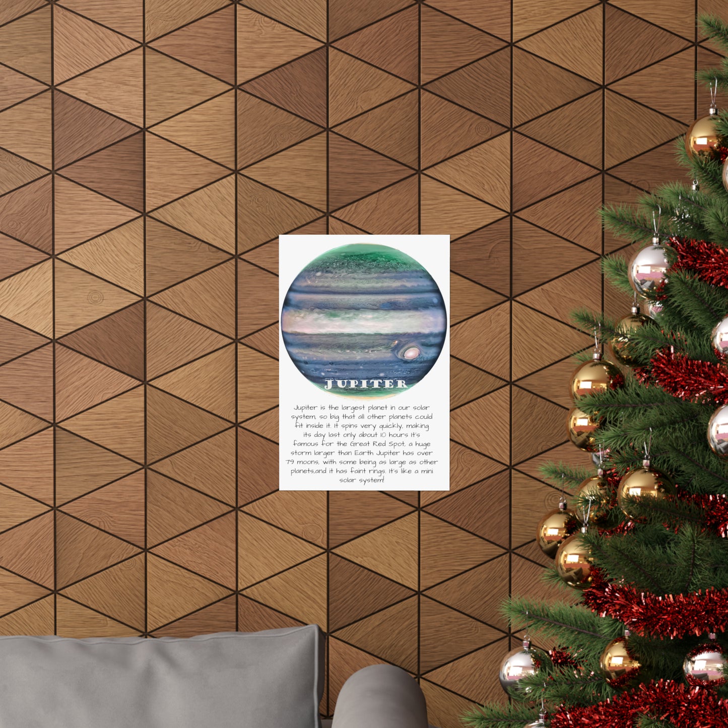 Jupiter's Majesty: Premium Cosmos Series Poster