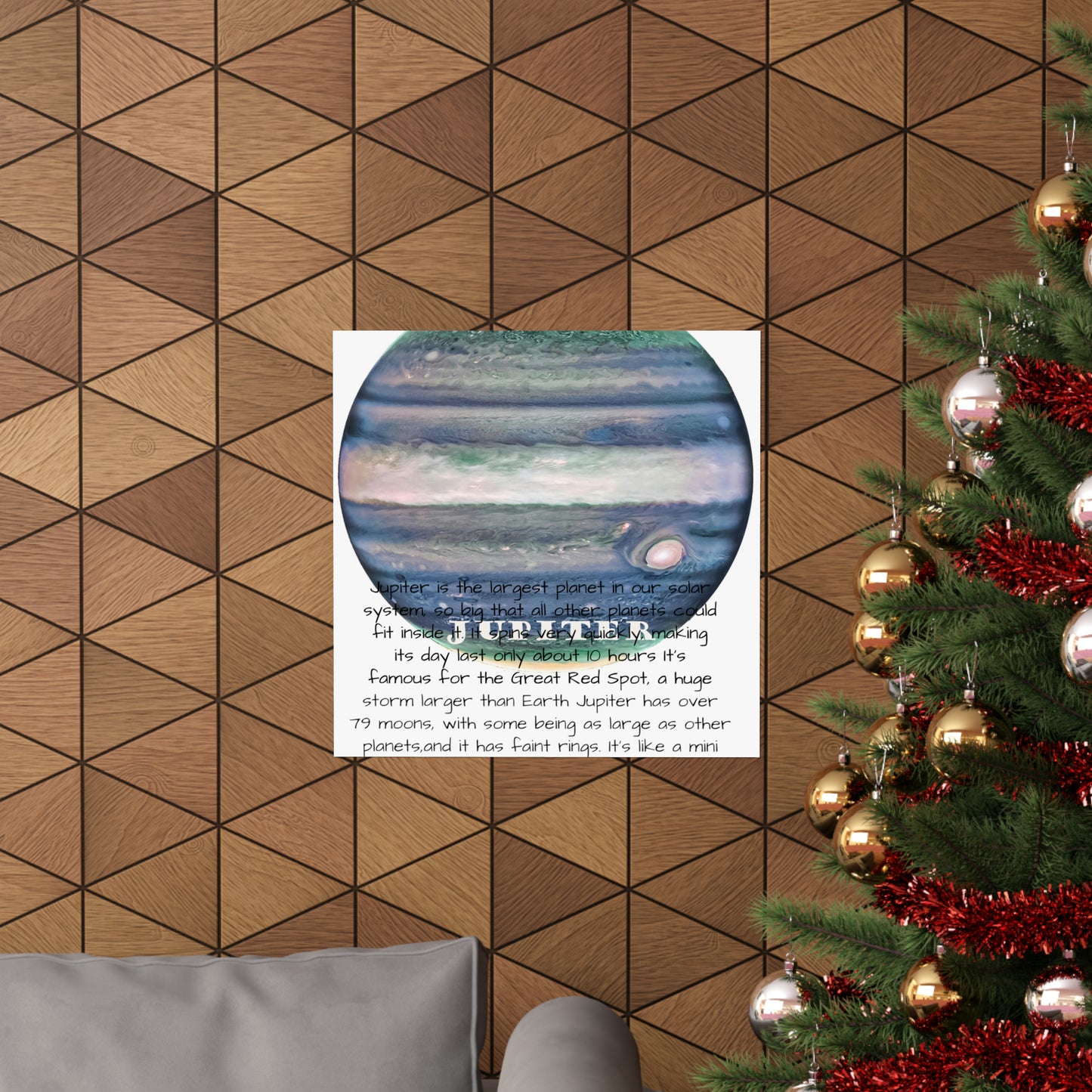 Jupiter's Majesty: Premium Cosmos Series Poster