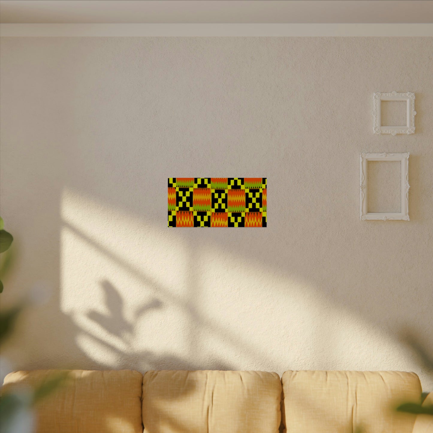 Bring African Flair to Your Walls: Kente Design Watercolor Posters
