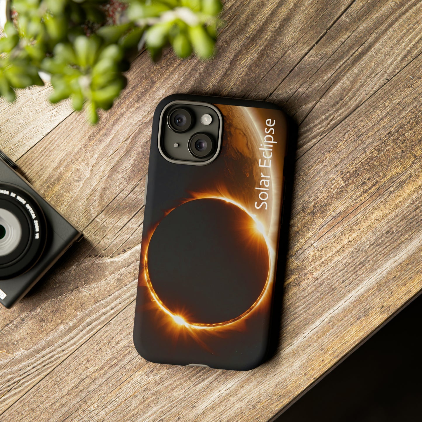 Solar Eclipse Phone Case: Protect Your Tech with Cosmic Style $39.99