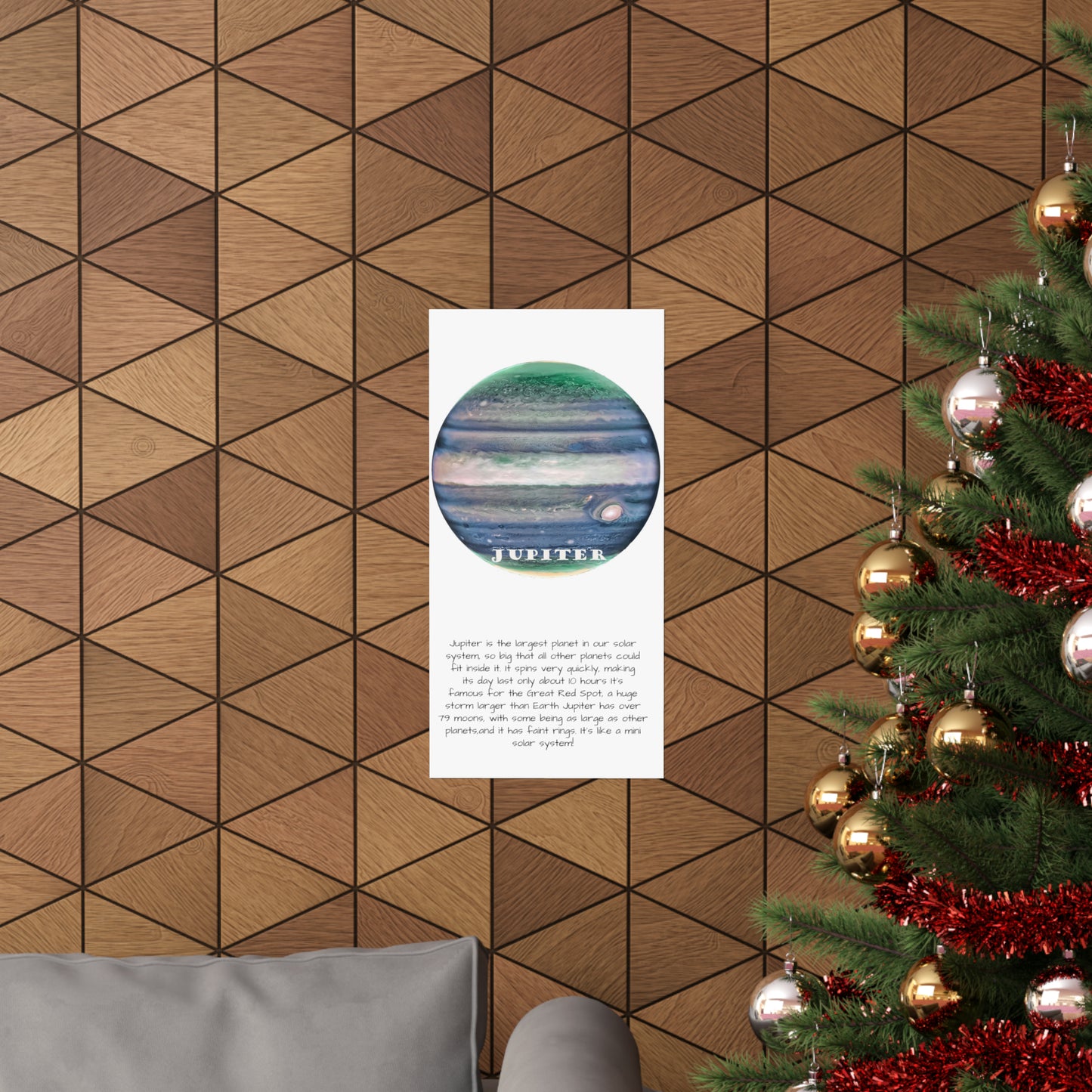 Jupiter's Majesty: Premium Cosmos Series Poster