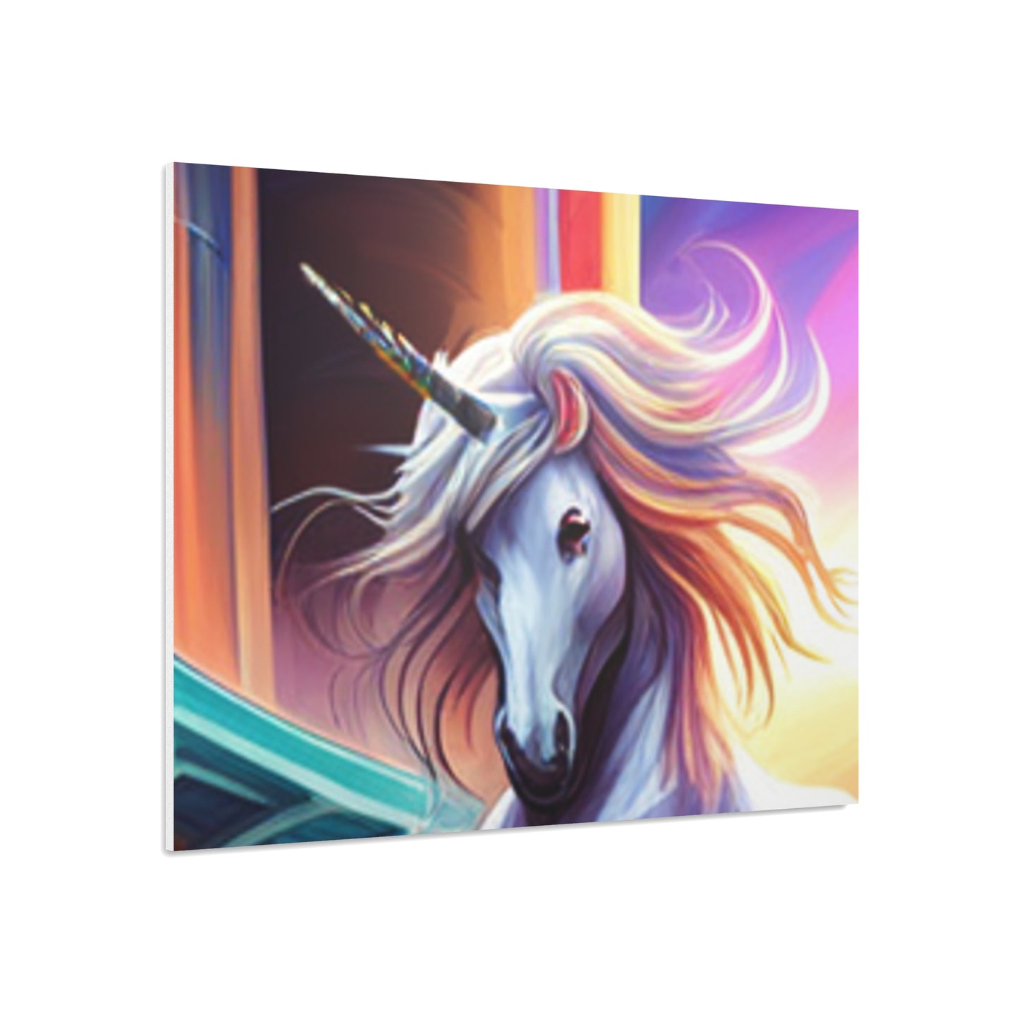 Enchanting Unicorn Art: Customizable Foam Board Prints