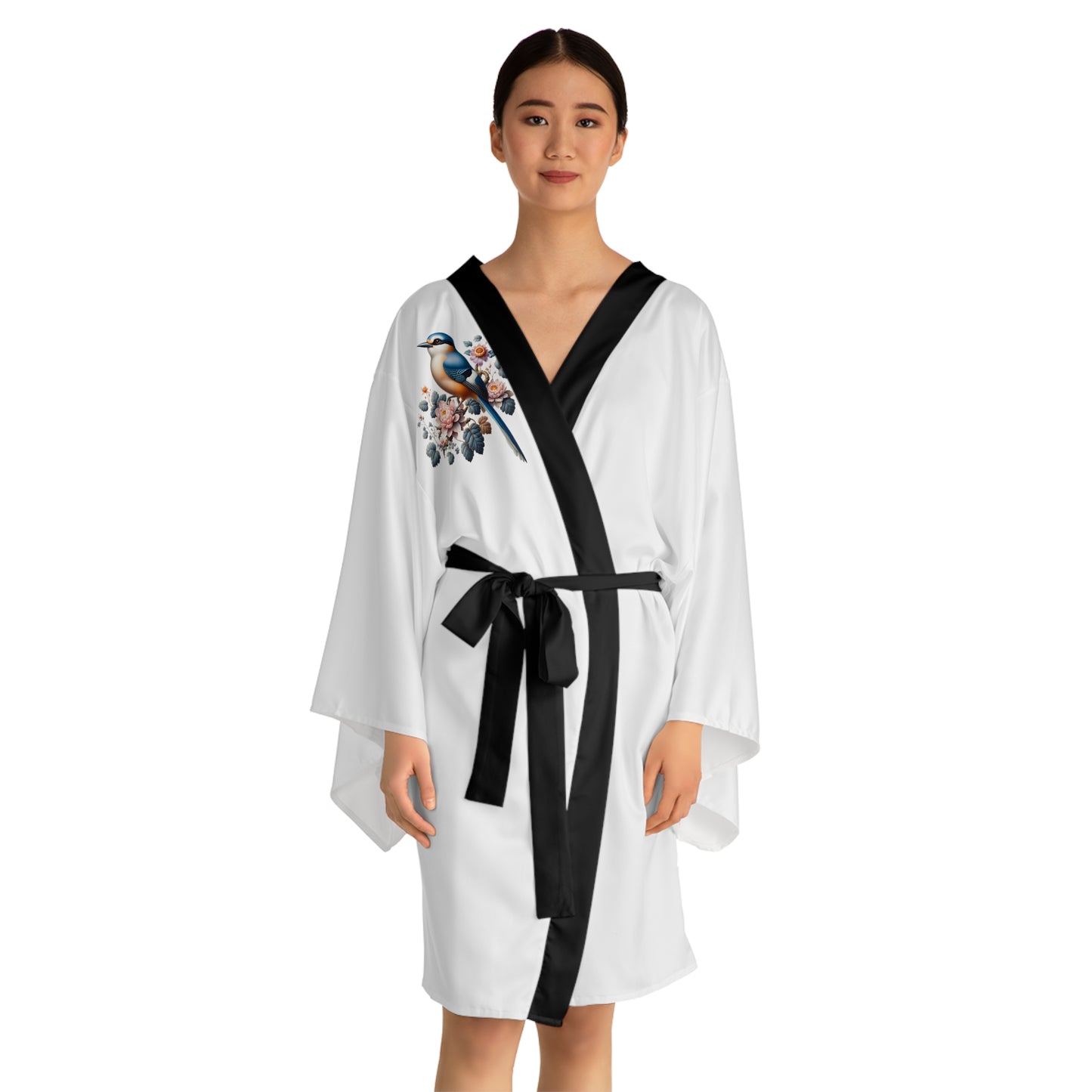 Sophisticated Cosmopolitan Series (L) Long Sleeve Kimono Robe 🌸