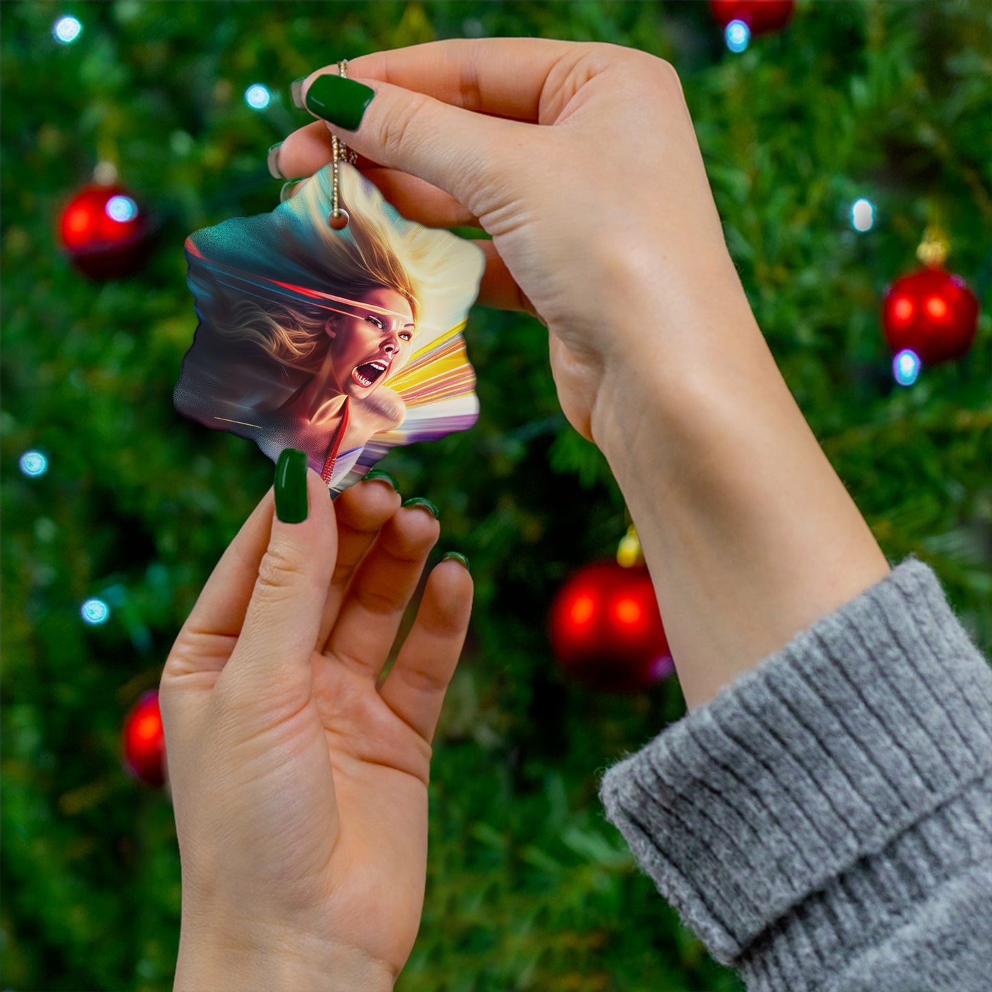 Diverse Digital Art Ceramic Ornaments – A Spectrum of Artistic Expressions