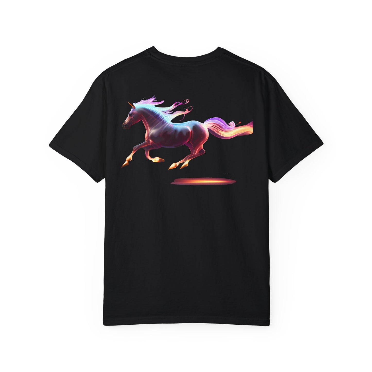 Embrace Unique Style: "The Magic Pony" Garment-Dyed T-Shirt
