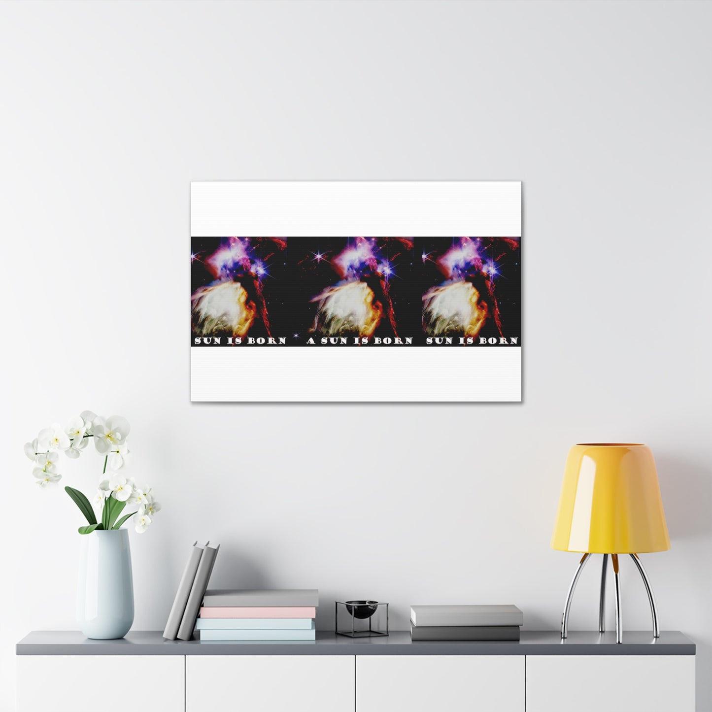 Witness Stellar Birth: Cosmos Series 10 Sun Canvas Print