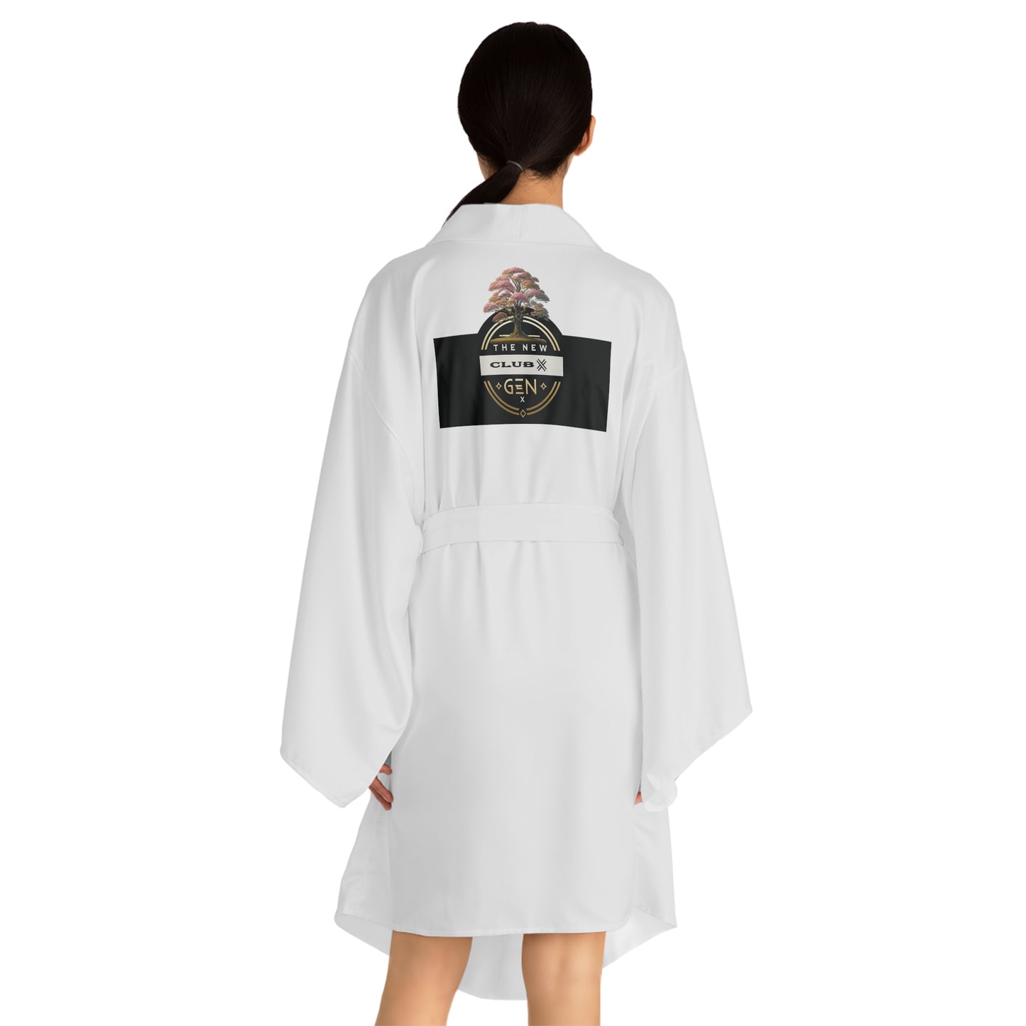 Sophisticated Cosmopolitan Series (X) Long Sleeve Kimono Robe 🌸