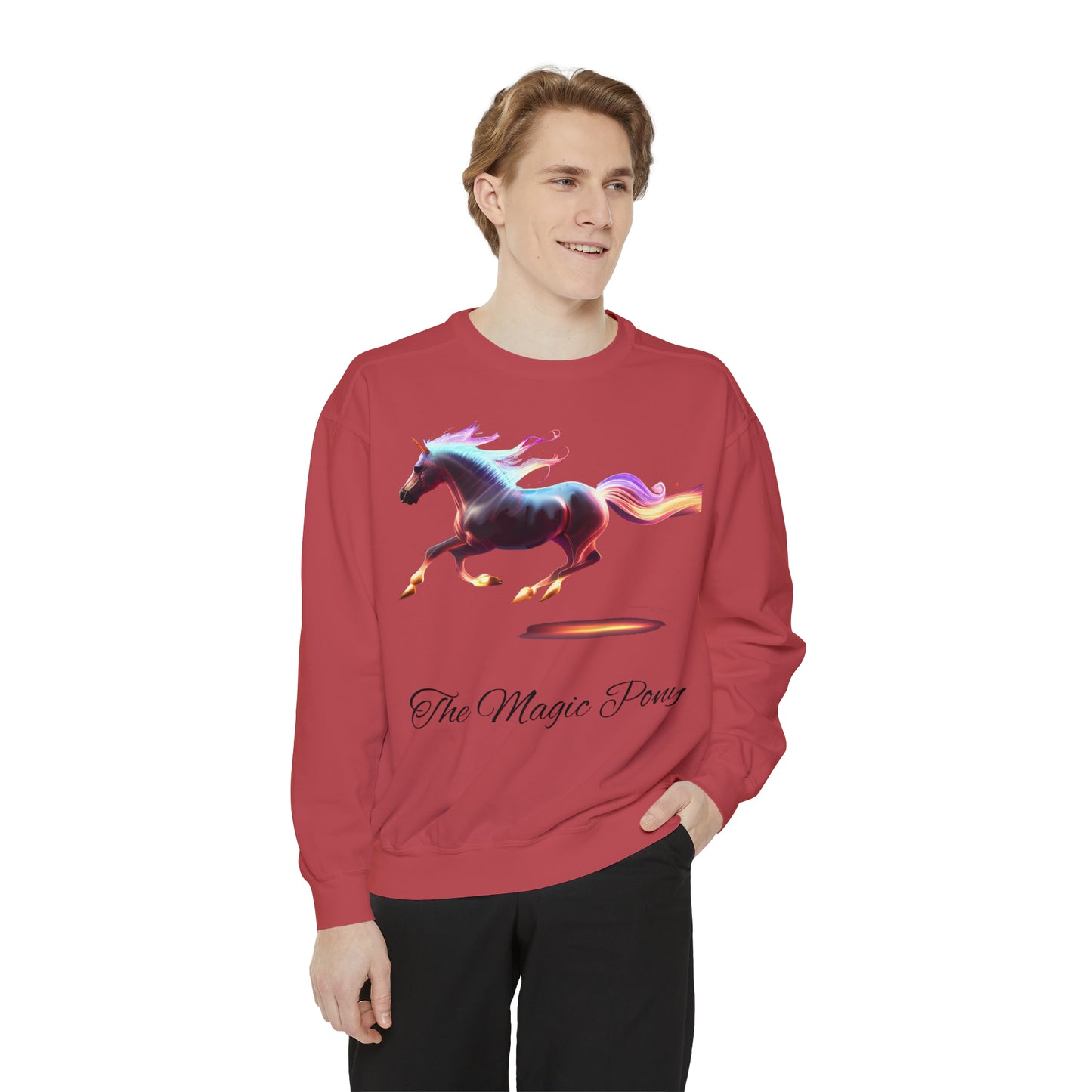 Embrace the Magic: The Magic Pony Garment-Dyed Sweatshirt